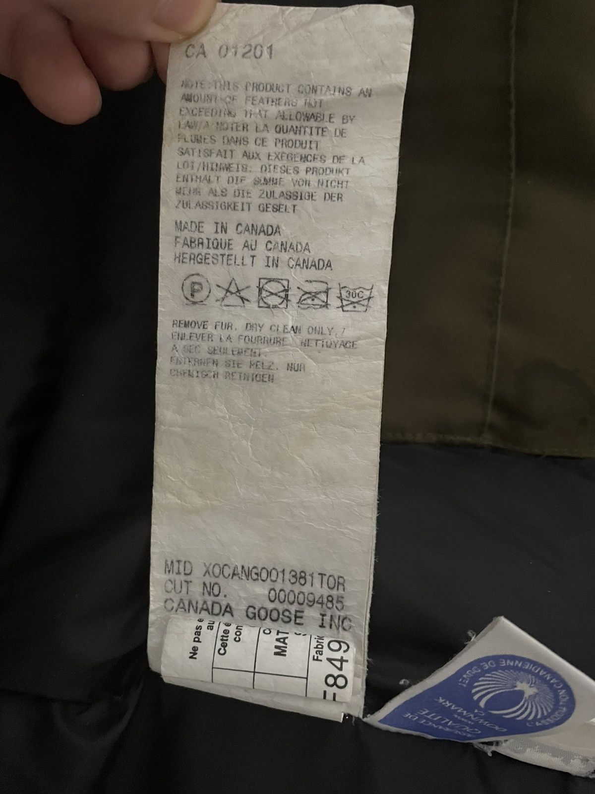 Canada Goose Canada Goose Chateau Parka size S Military Green With Fur Size US S / EU 44-46 / 1 - 12 Thumbnail