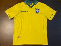 Vintage 1994 Brasil CBF Brazil World Cup Champion Yellow Umbro Bag, Very  Rare