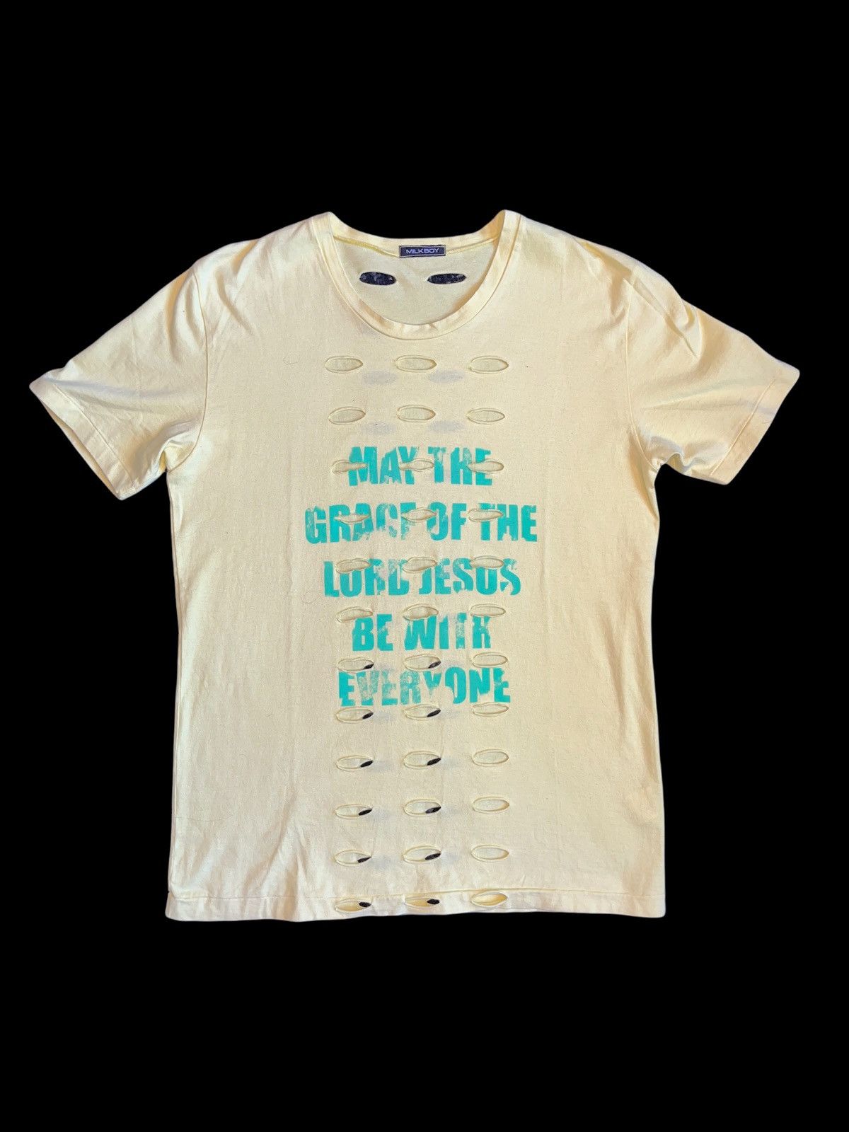 Vintage 90’s Milkboy Jesus Punk Rave Y2K tee Size US M / EU 48-50 / 2 - 1 Thumbnail
