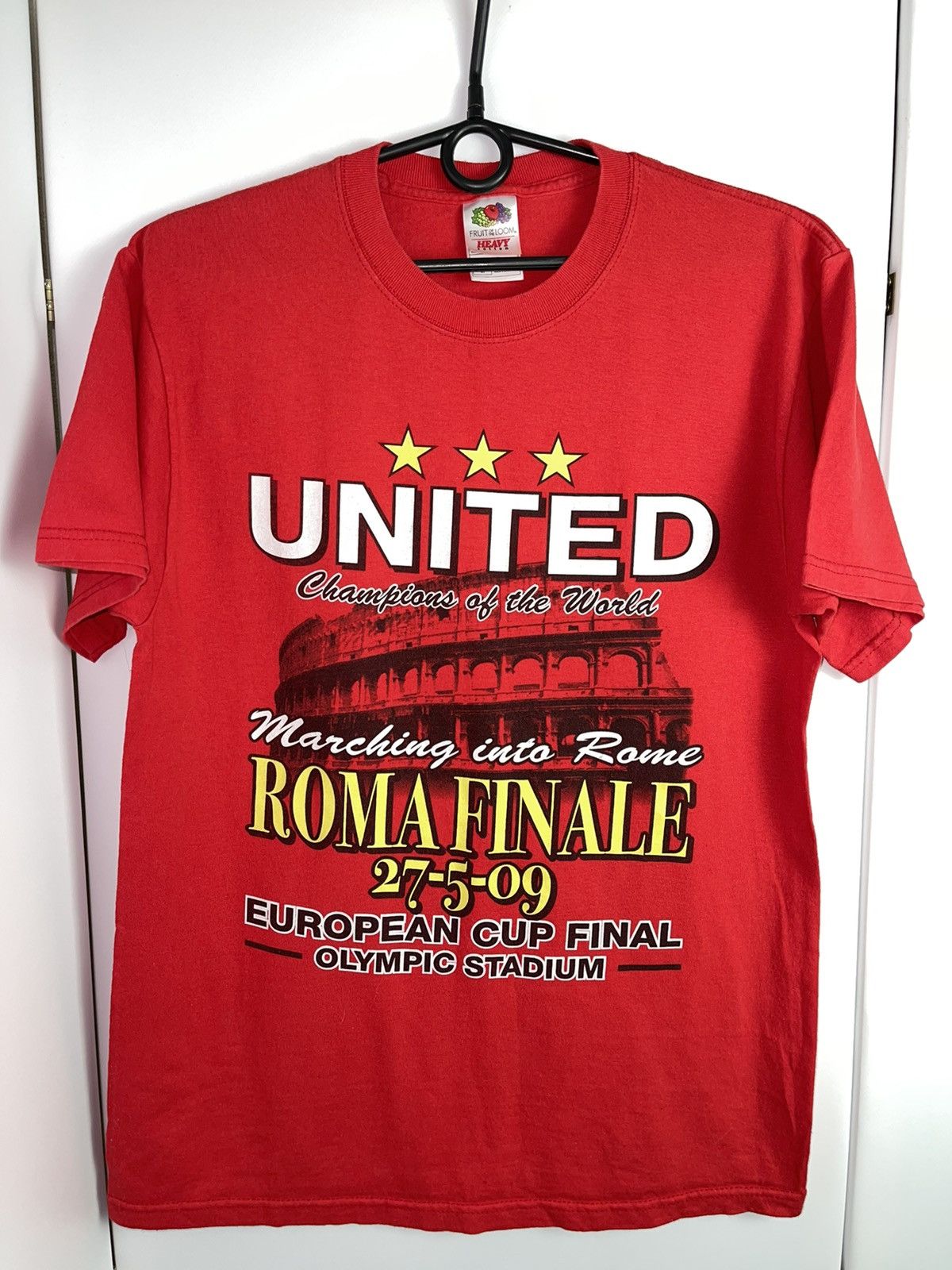 Tee Manchester United Champion Europe Final Rome t-shirt