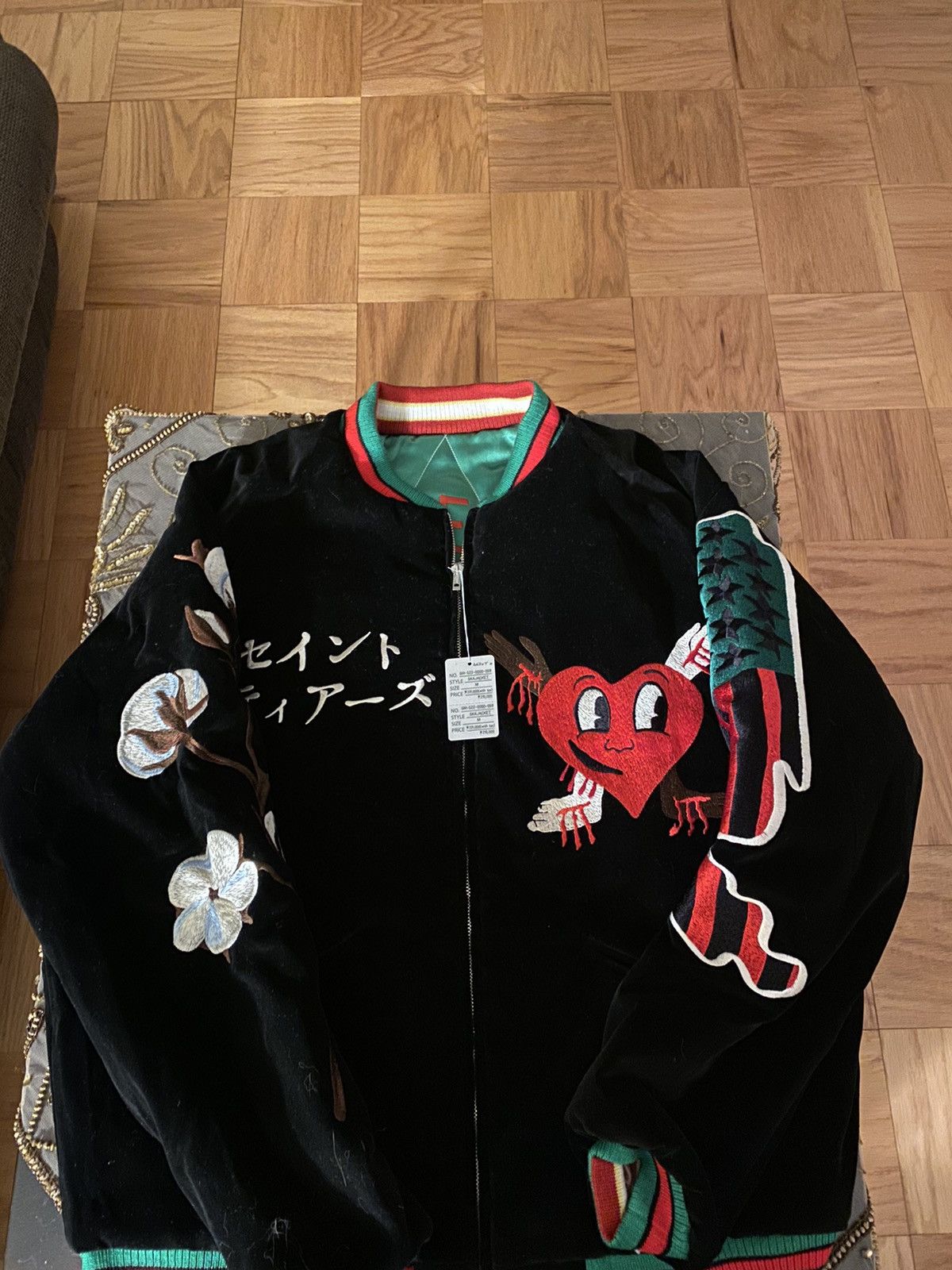 SAINT MICHAEL x DENIM TEARS リバーシブル スカジャン Saint Michael × Denim Tears Reversible