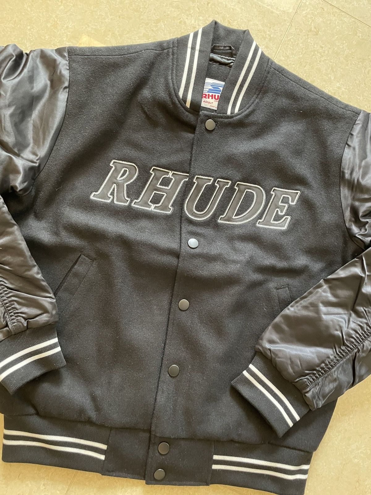 Rhude Rhude Starter Varsity Jacket M Size US M / EU 48-50 / 2 - 2 Thumbnail