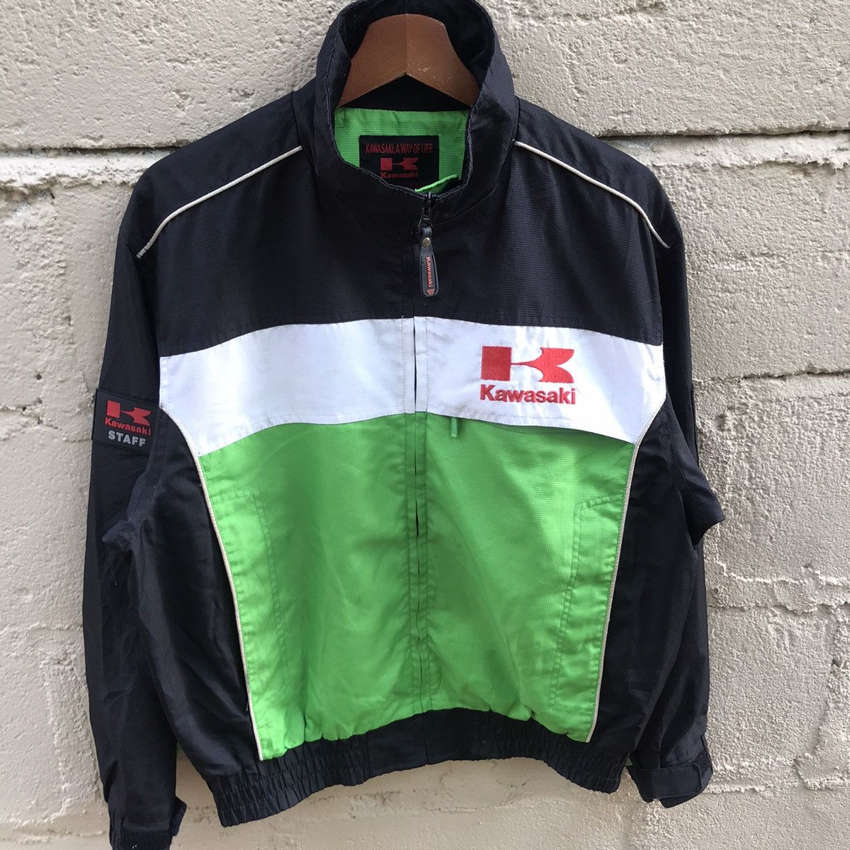 Honda Kawasaki Staff Honda Embroidery Zipper Jacket Size US M / EU 48-50 / 2 - 2 Thumbnail