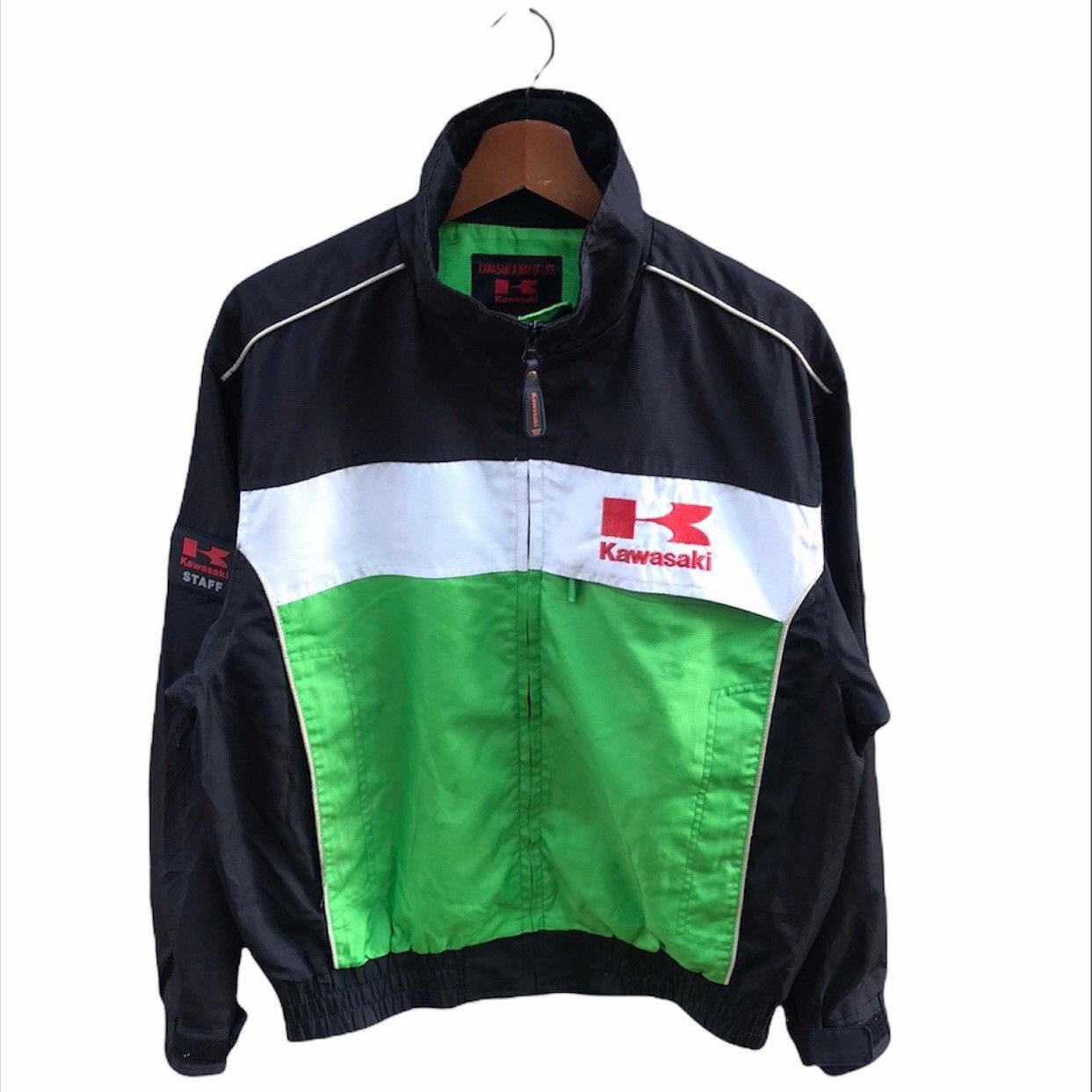 Honda Kawasaki Staff Honda Embroidery Zipper Jacket Size US M / EU 48-50 / 2 - 1 Thumbnail