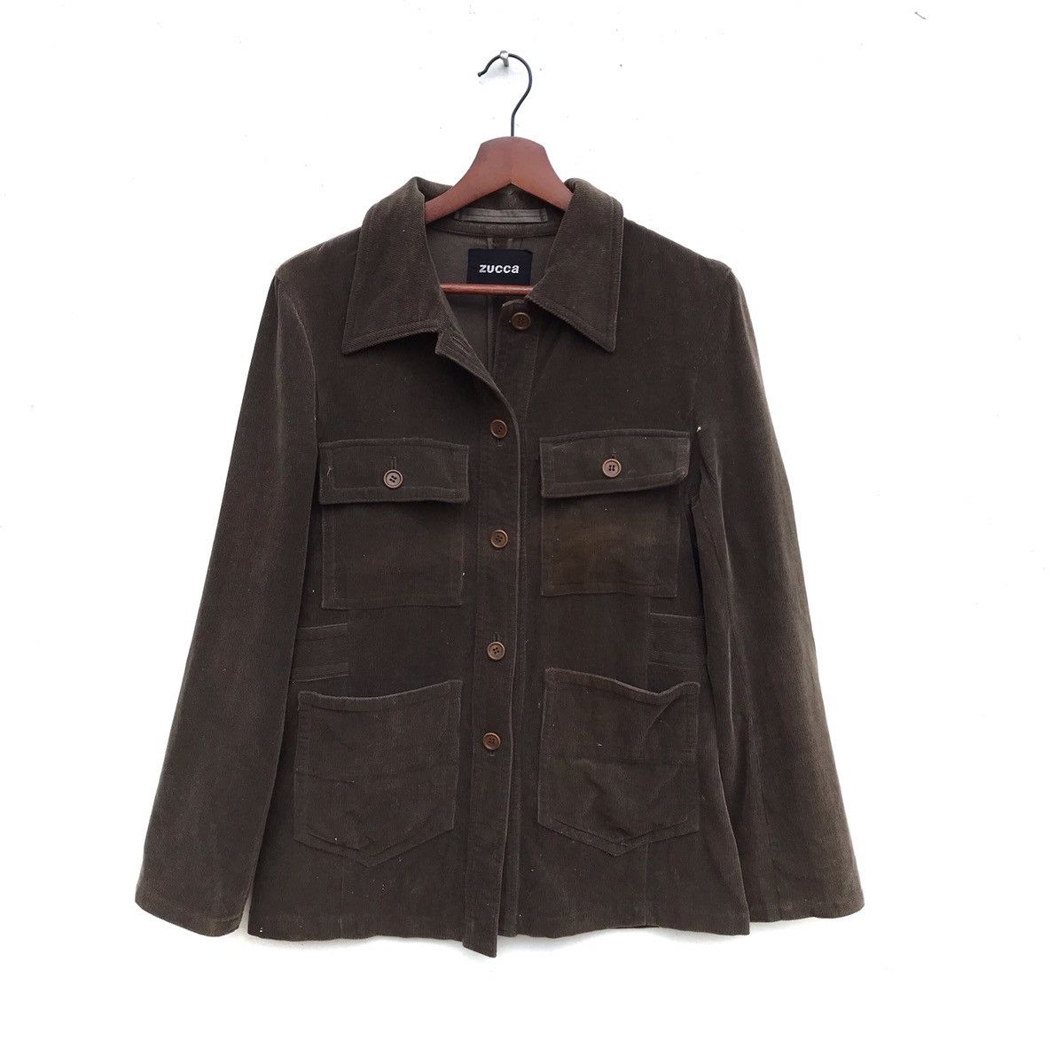 CABANE de ZUCCa Vintage Zucca Corduroy Jacket Size US L / EU 52-54 / 3 - 1 Thumbnail