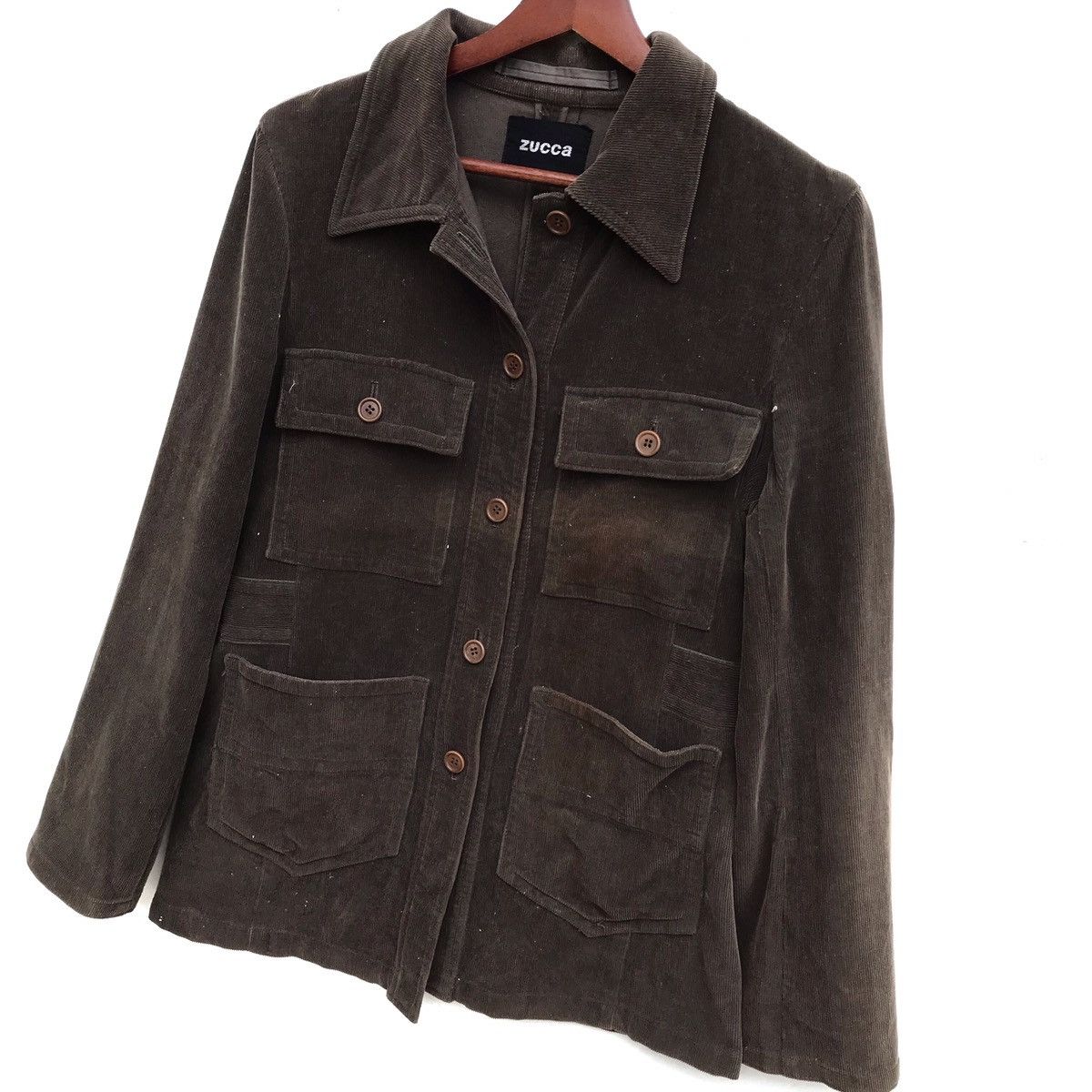 CABANE de ZUCCa Vintage Zucca Corduroy Jacket Size US L / EU 52-54 / 3 - 3 Thumbnail