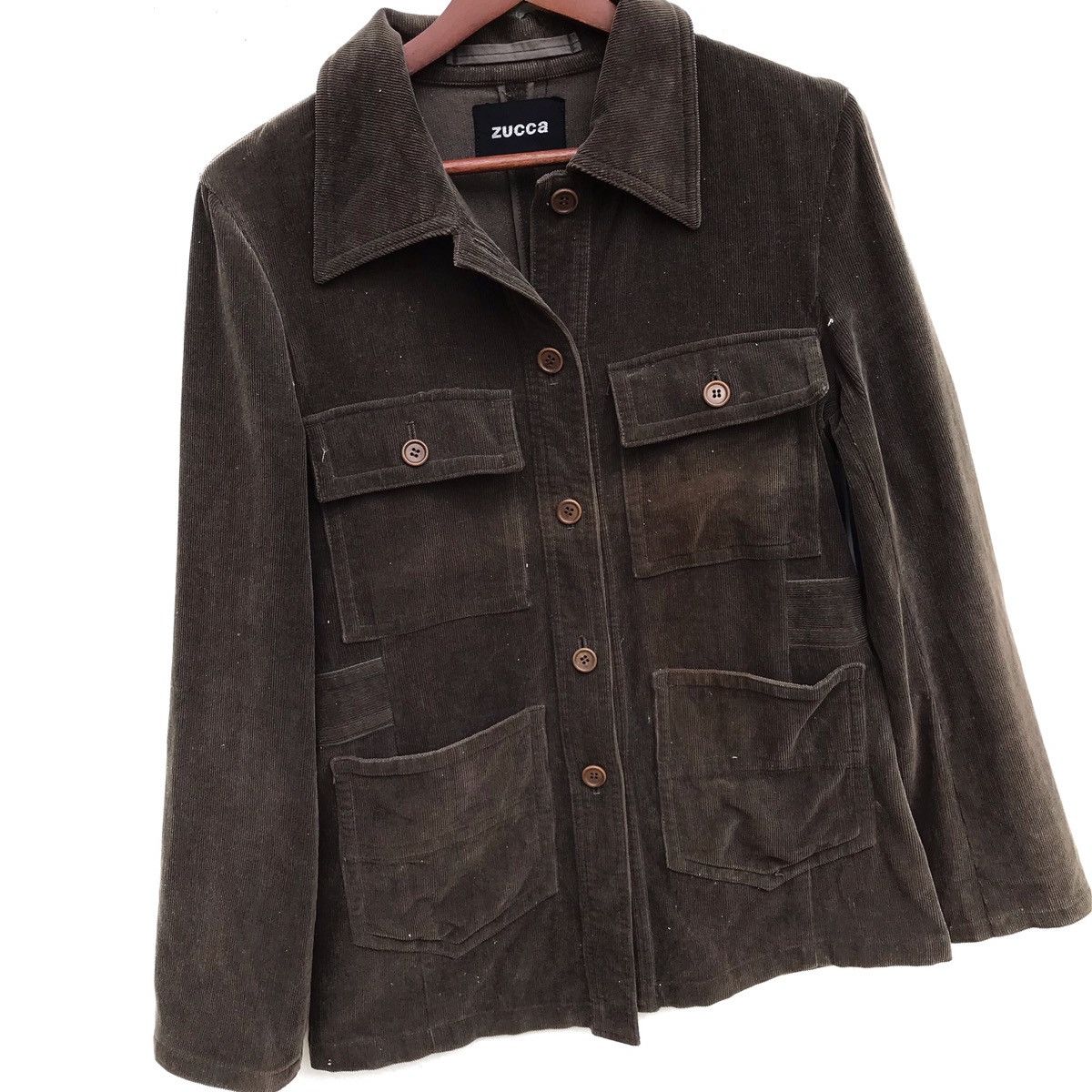 CABANE de ZUCCa Vintage Zucca Corduroy Jacket Size US L / EU 52-54 / 3 - 2 Thumbnail
