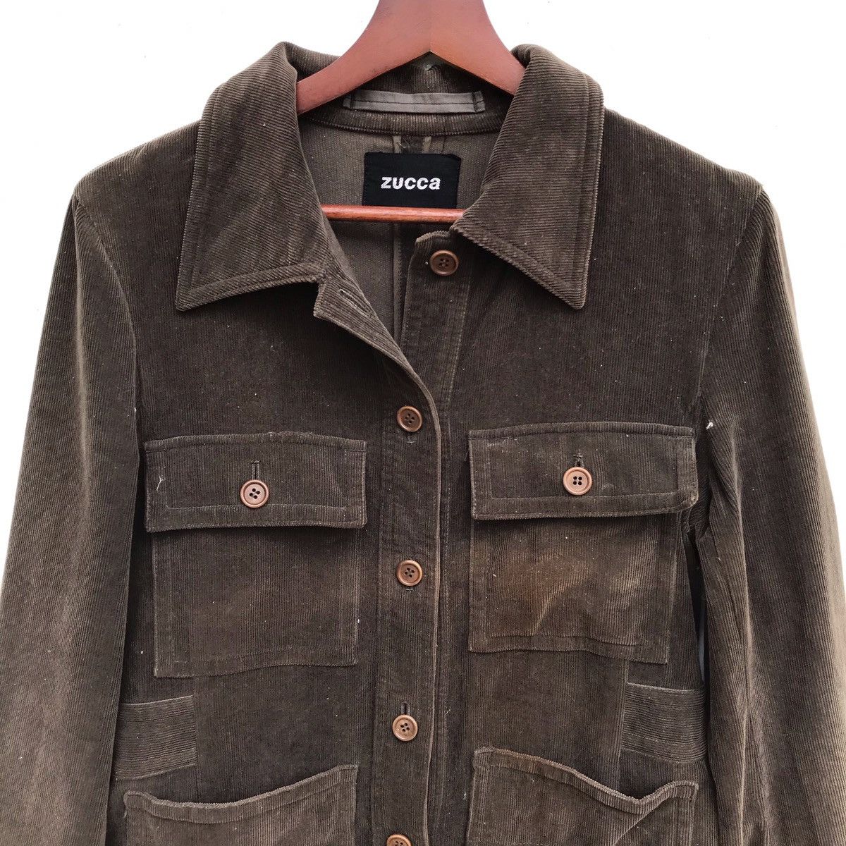 CABANE de ZUCCa Vintage Zucca Corduroy Jacket Size US L / EU 52-54 / 3 - 4 Thumbnail