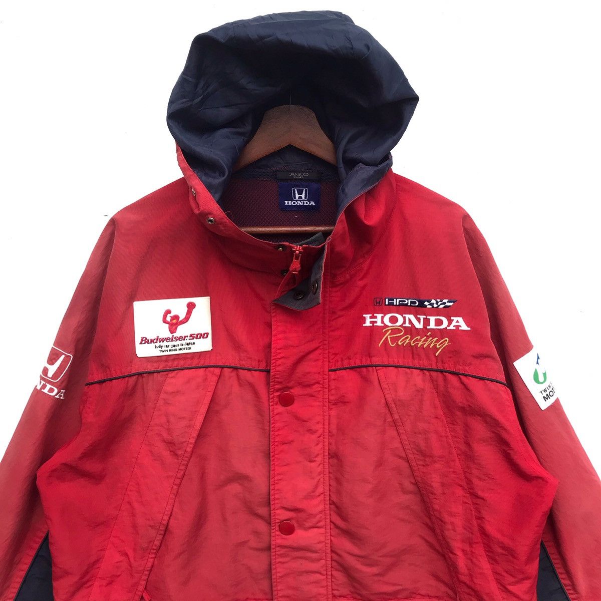 Budweiser Vintage Honda Embroidery Big Logo Hoodie Zipper Jacket Size US L / EU 52-54 / 3 - 4 Thumbnail