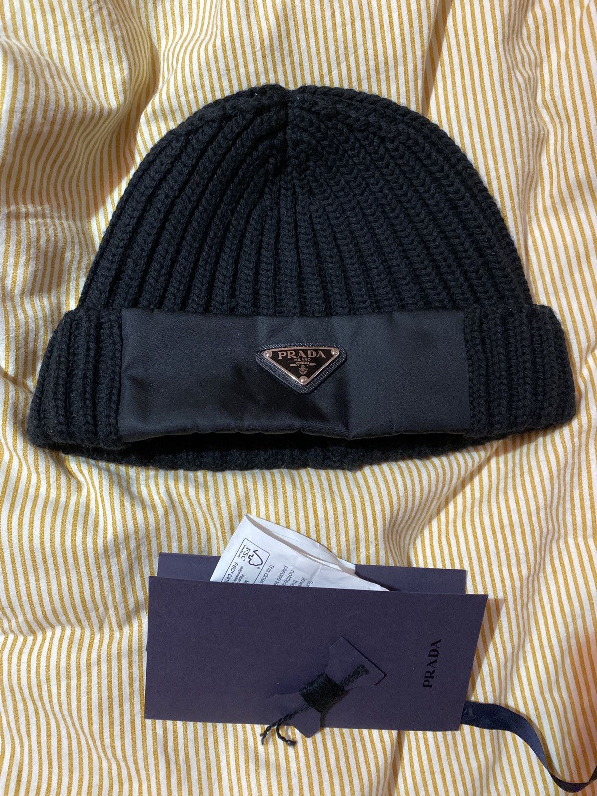 Prada nylon beanie sales