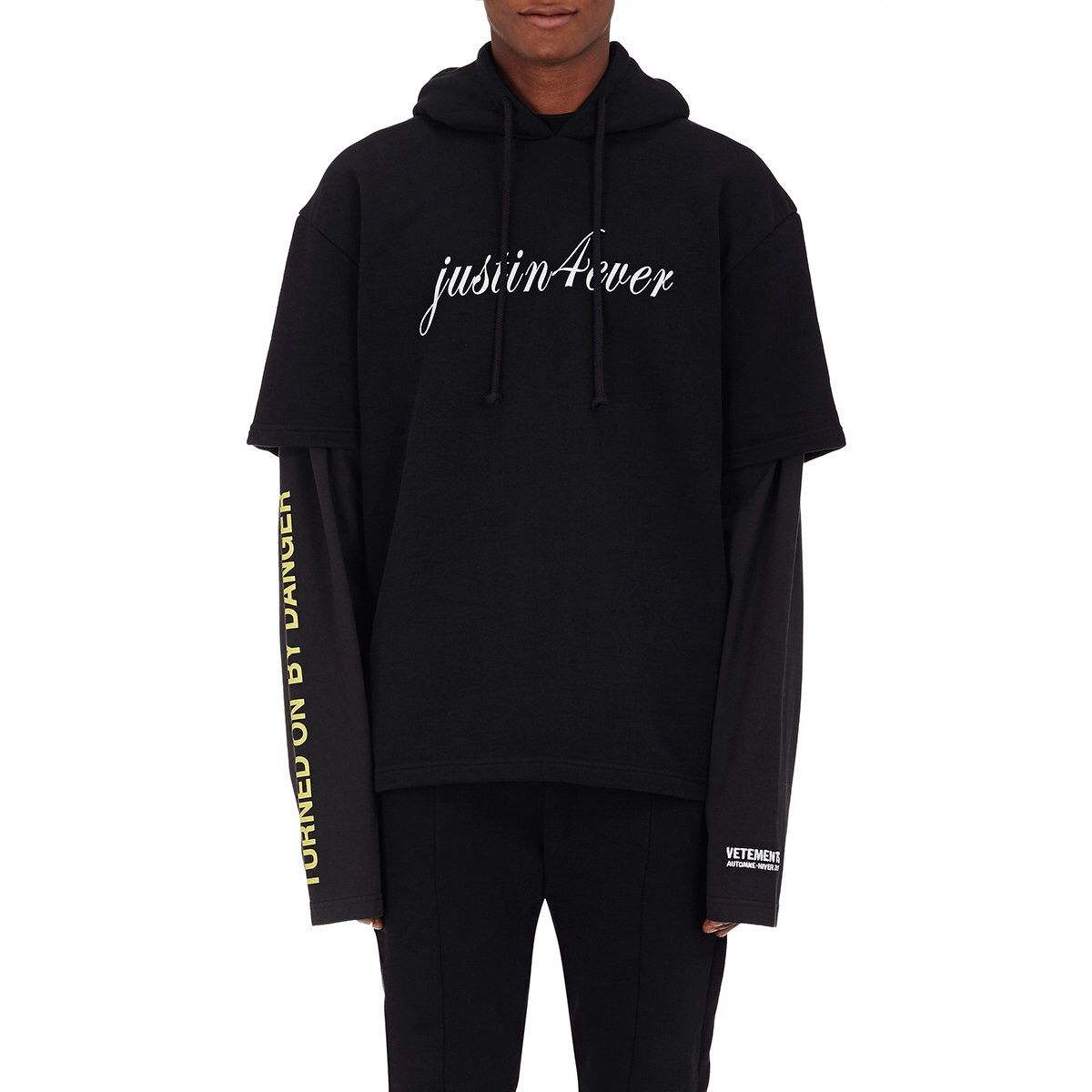 Vetements JUSTIN 4 EVER HOODIE | Grailed