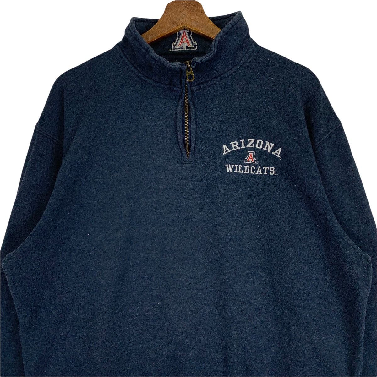 Arizona Jean Co. Jansport Arizona Wildcats Half Zip Sweatshirt Size US L / EU 52-54 / 3 - 2 Thumbnail