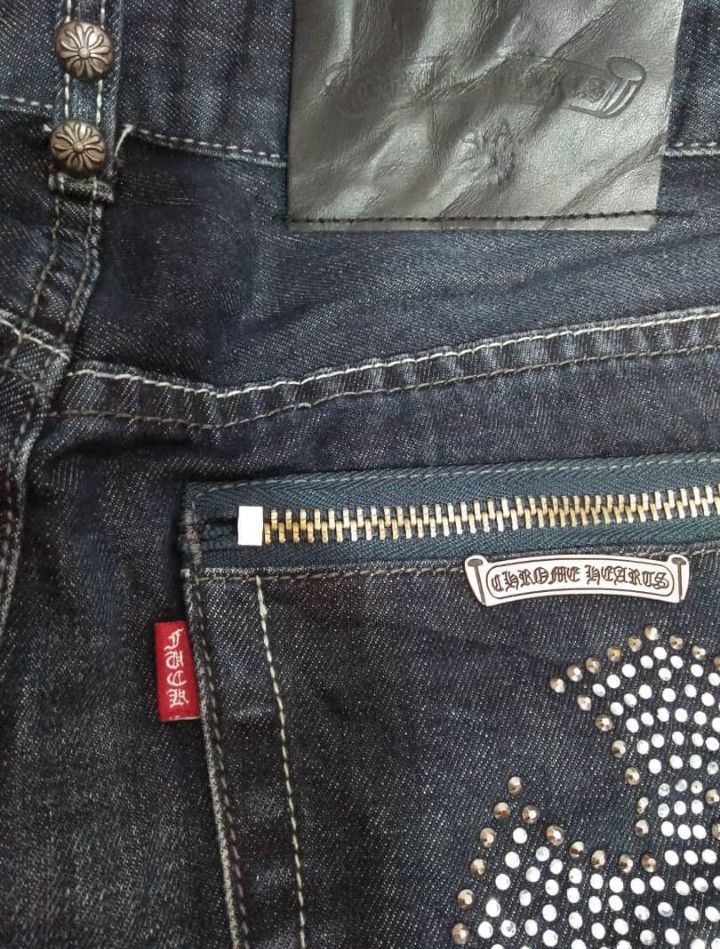 If Six Was Nine Parody Chrome Hearts Jeans Size US 29 - 9 Thumbnail
