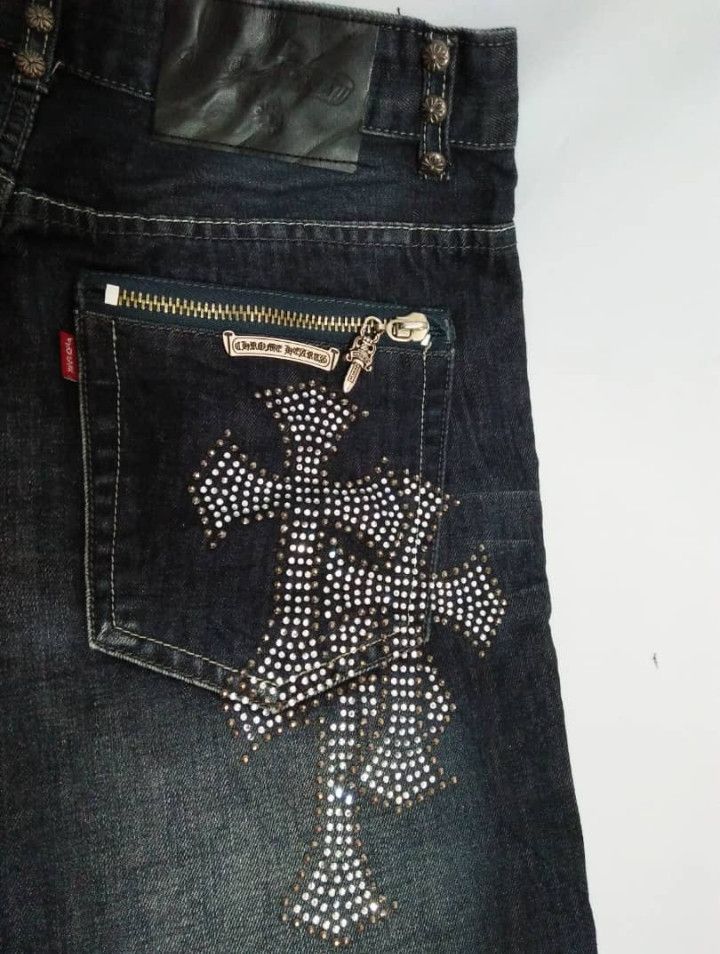 If Six Was Nine Parody Chrome Hearts Jeans Size US 29 - 11 Thumbnail
