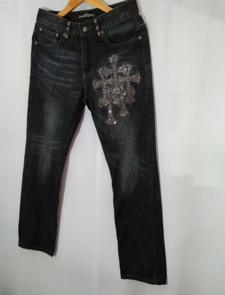 If Six Was Nine Parody Chrome Hearts Jeans Size US 29 - 2 Thumbnail