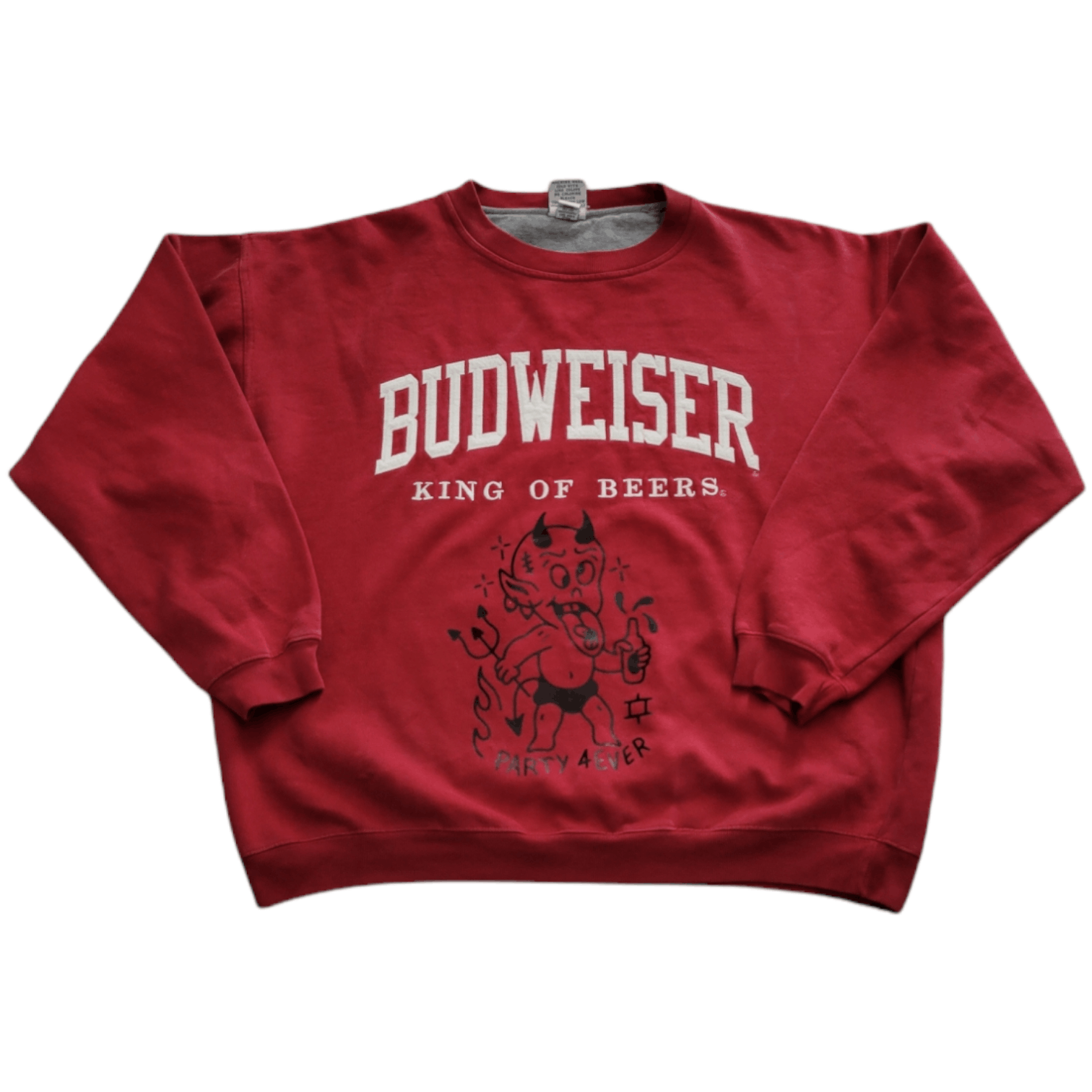Vintage Vintage custom Budwiser king of beers sweater Grailed