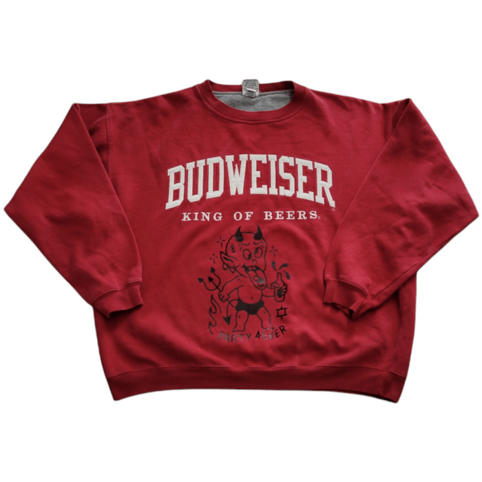 Vintage Vintage custom Budwiser king of beers sweater Grailed
