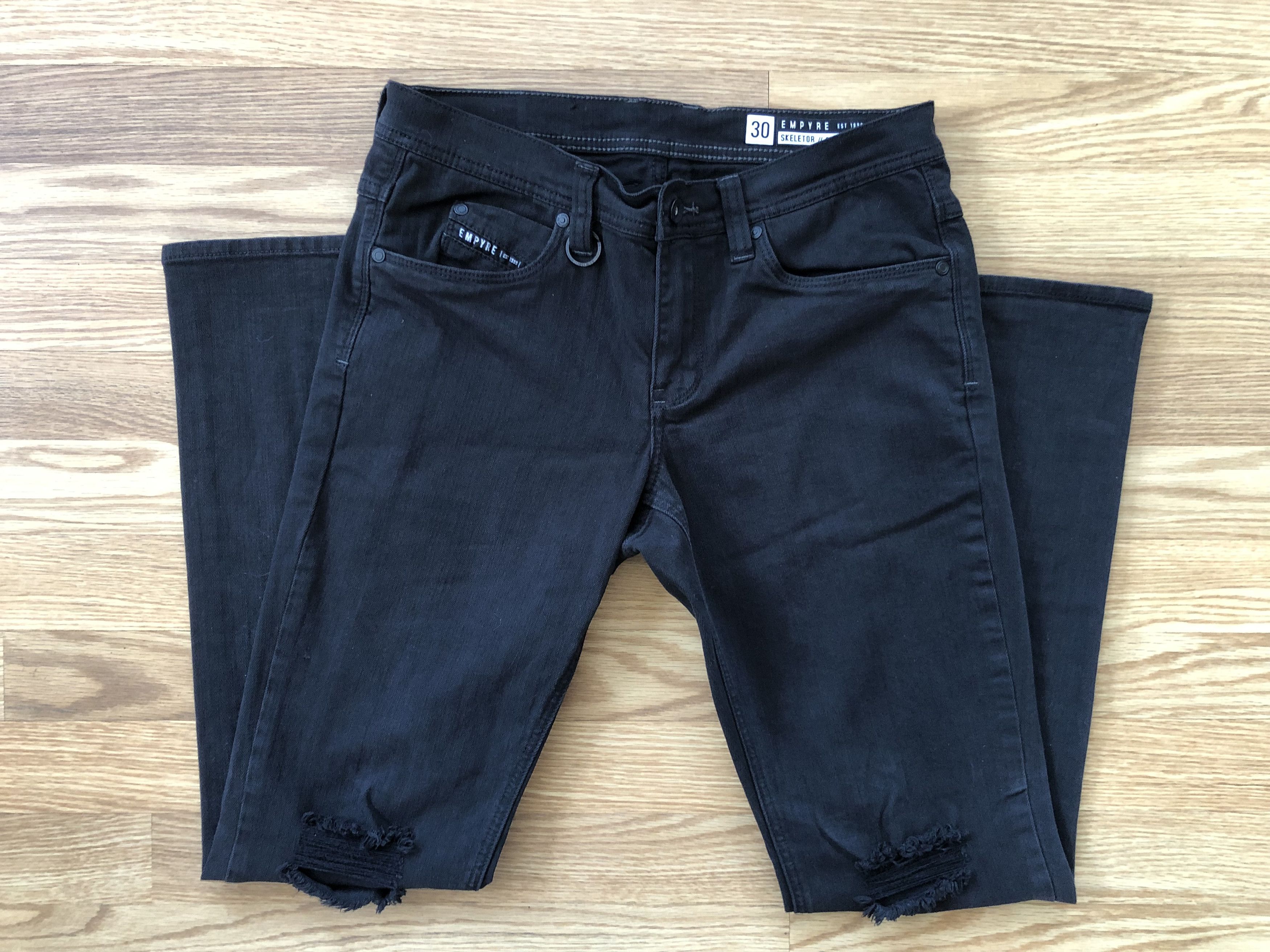 Empyre Empyre Skeletor Black Skinny Fit Jeans 30x30 | Grailed