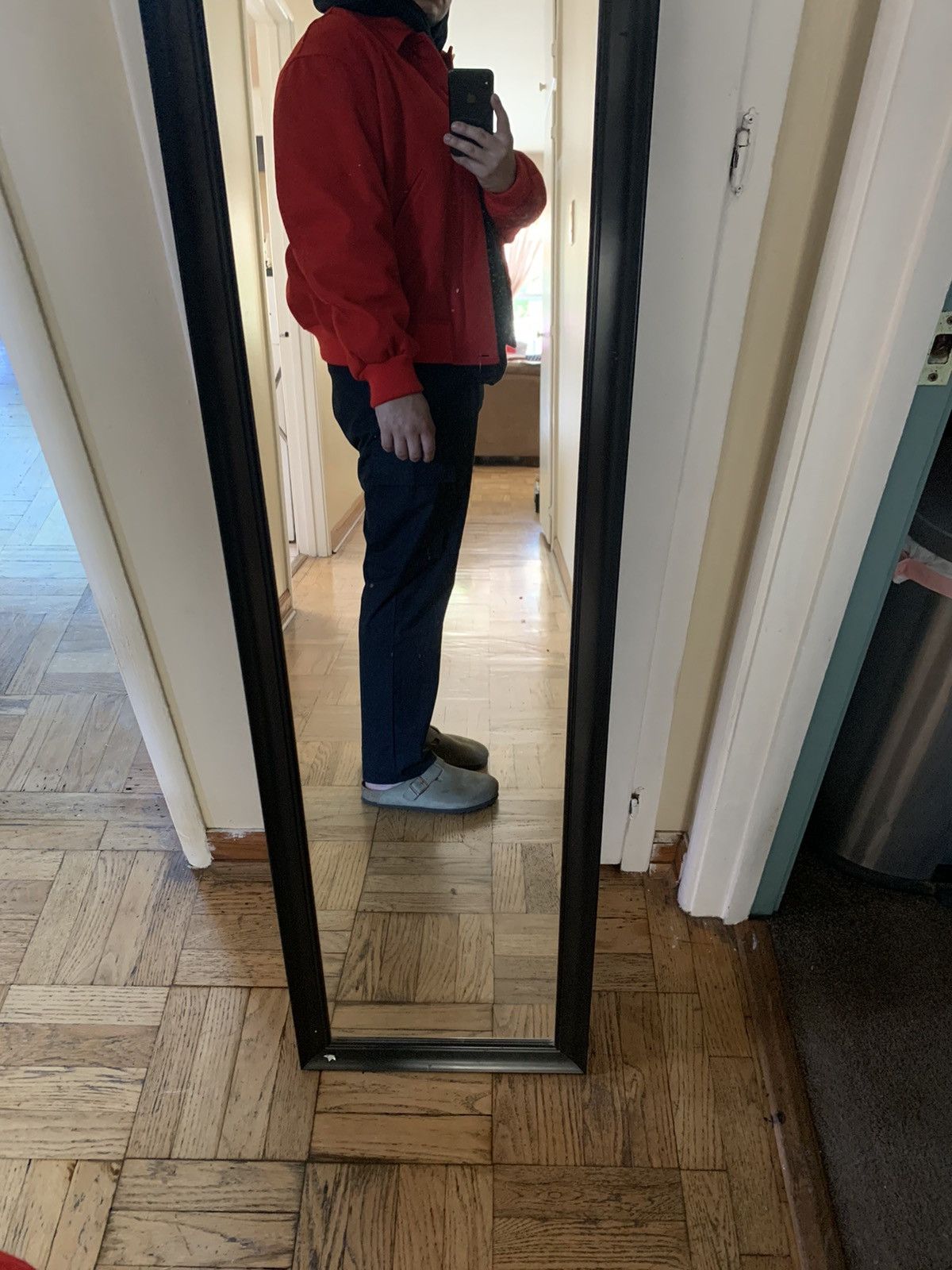 Y's for Men × Yohji Yamamoto Yohji Yamamoto Red Collegiate Teddy Jacket Size US M / EU 48-50 / 2 - 8 Thumbnail