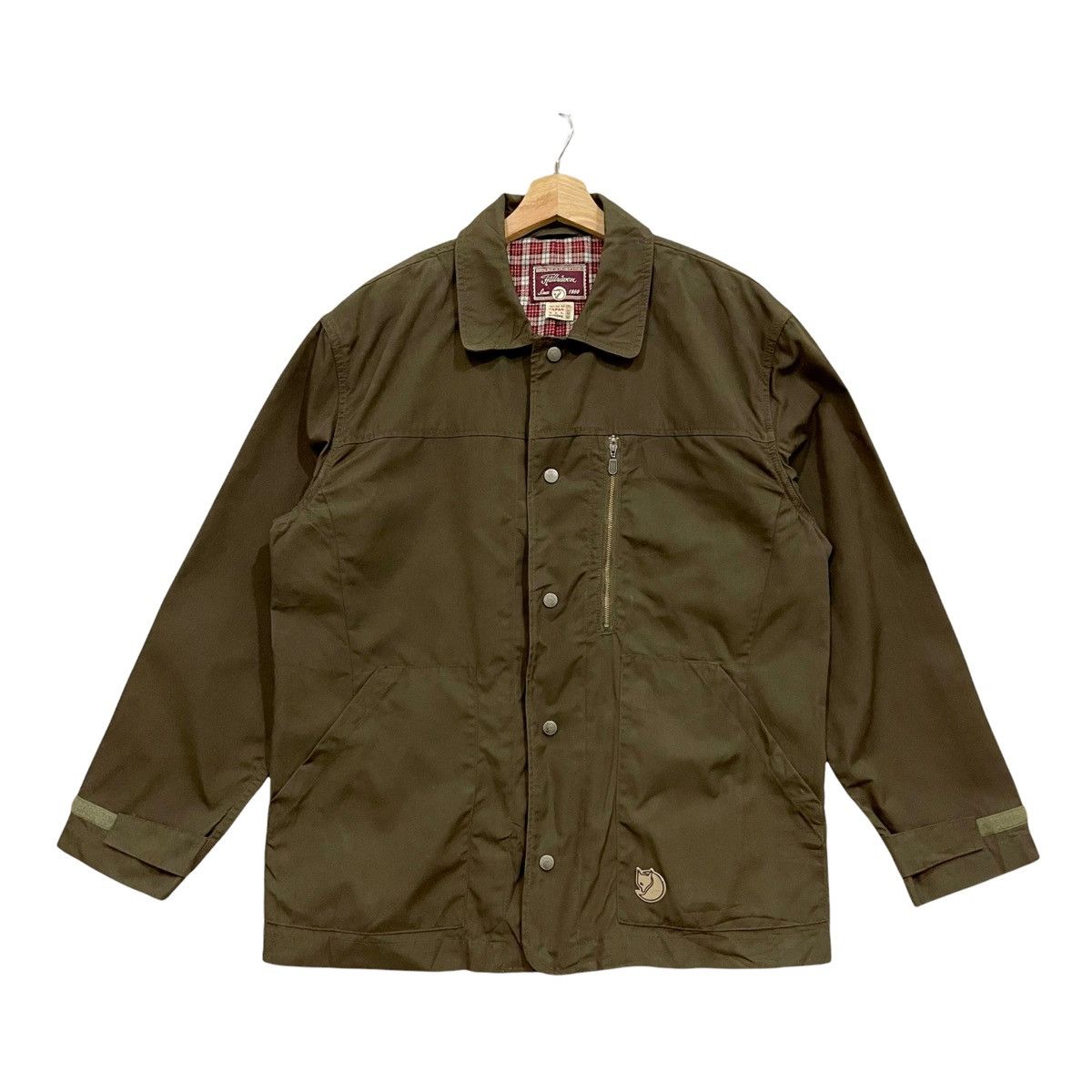 Fjallraven × Vintage Vintage!! Fjall Raven Snap Button Light Jacket Size US L / EU 52-54 / 3 - 1 Thumbnail