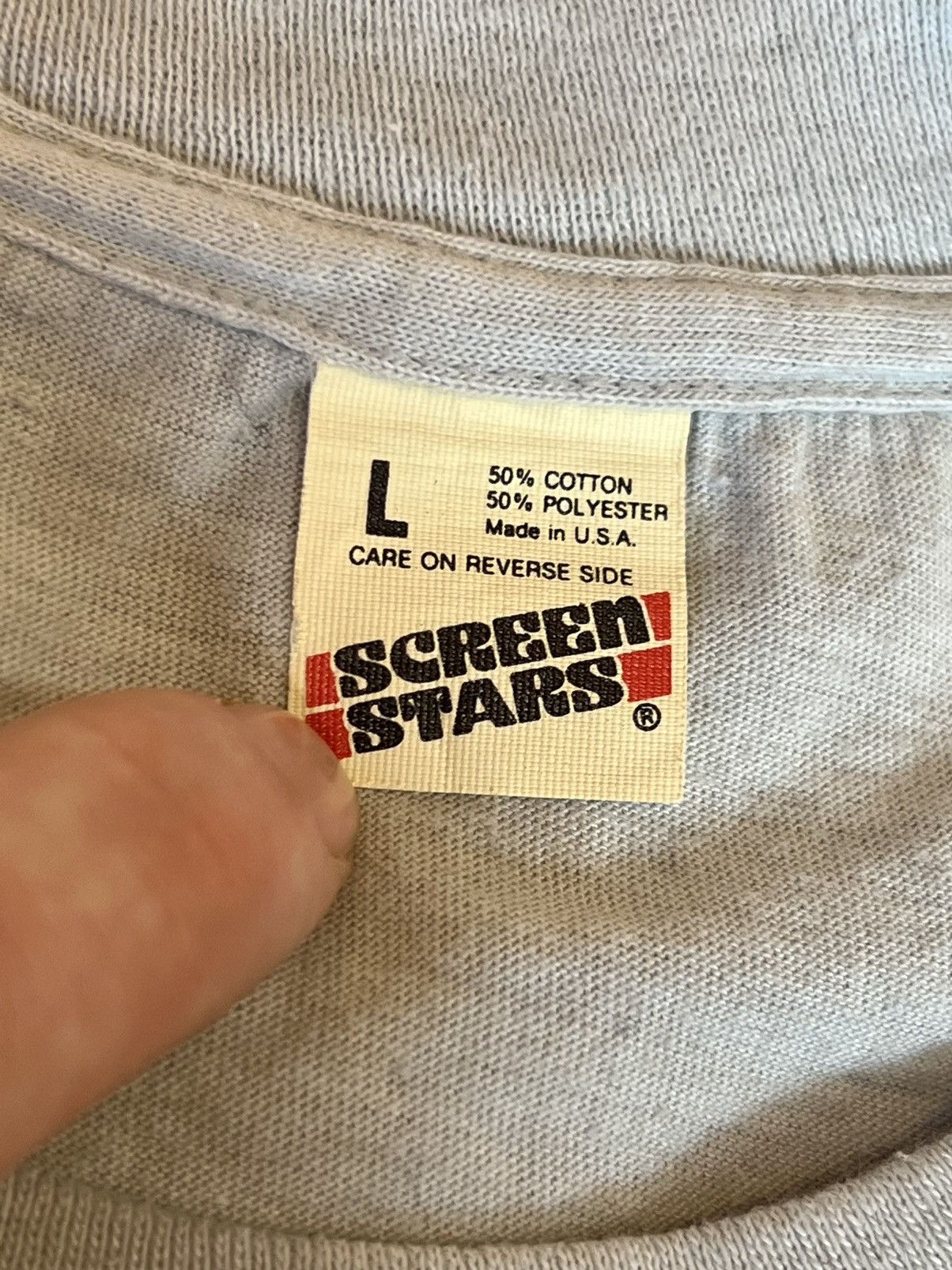 Vintage Vintage 80s Modeling Tee Size US L / EU 52-54 / 3 - 3 Thumbnail