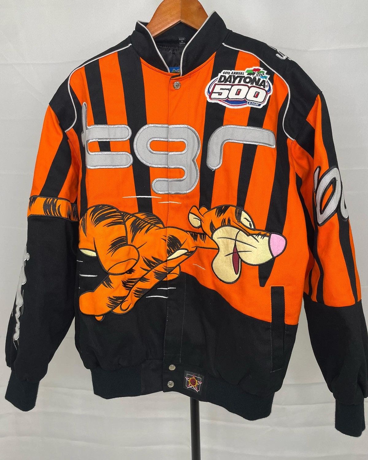 Disney × Jeff Hamilton × NASCAR Tigger racing jacket | Grailed
