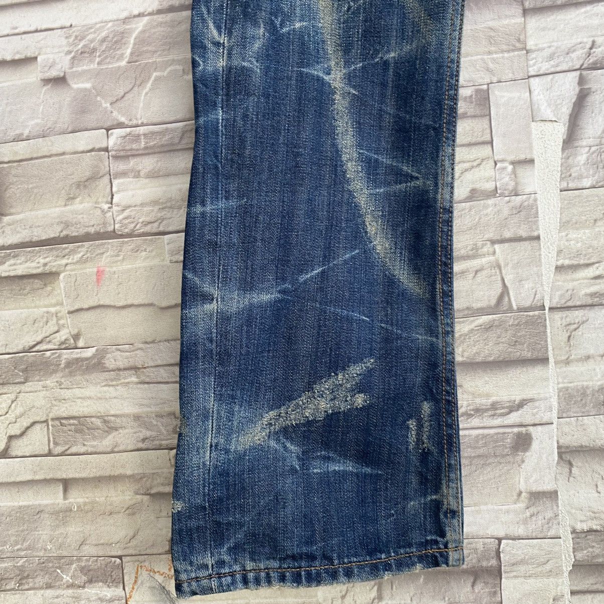JACKROSE Jack Rose Distressed Denim Jeans 33x33 Size US 33 - 10 Thumbnail