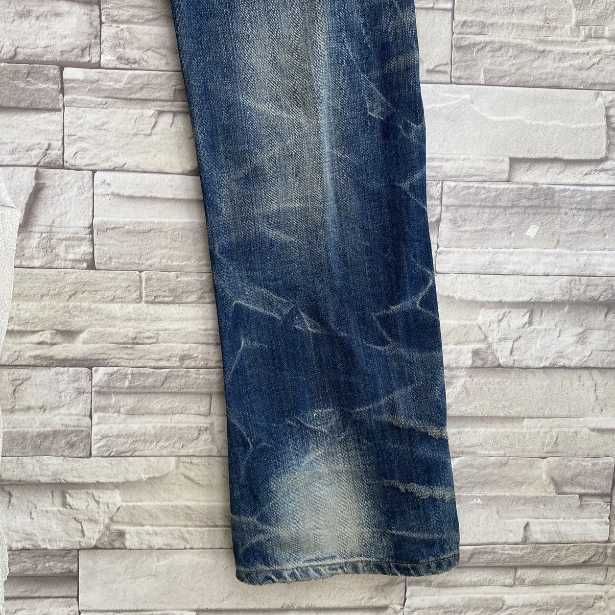 JACKROSE Jack Rose Distressed Denim Jeans 33x33 Size US 33 - 17 Thumbnail