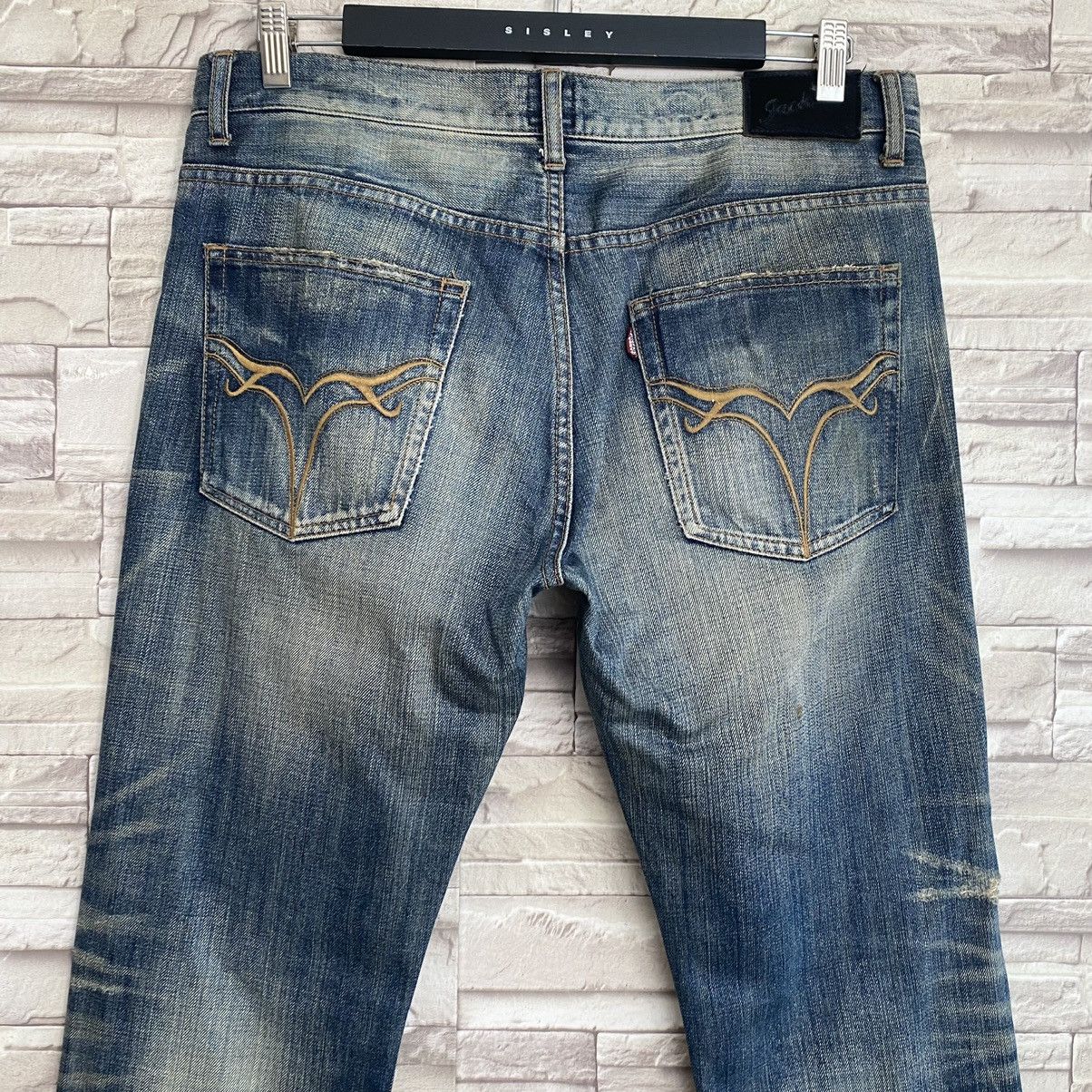 JACKROSE Jack Rose Distressed Denim Jeans 33x33 Size US 33 - 13 Thumbnail
