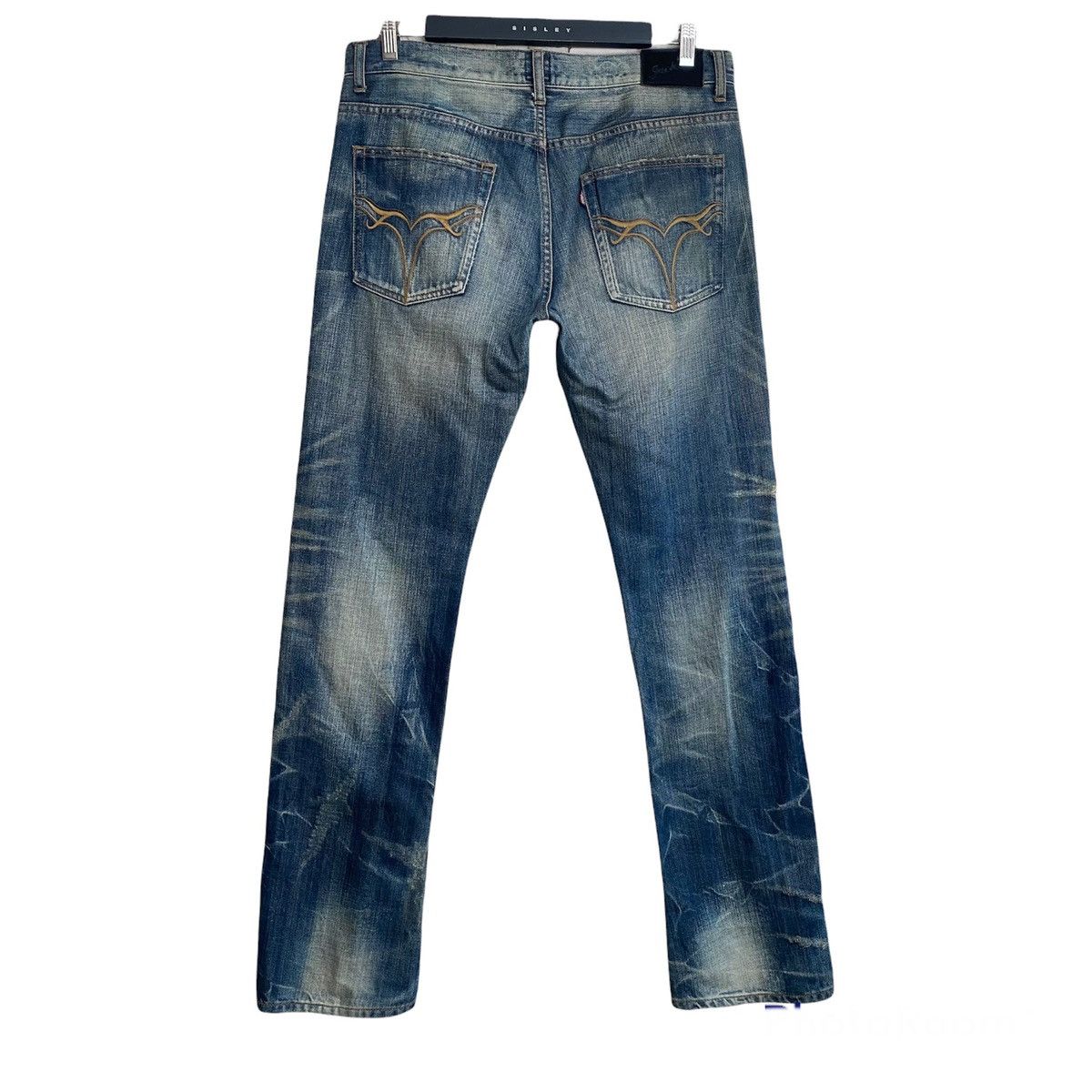 JACKROSE Jack Rose Distressed Denim Jeans 33x33 Size US 33 - 2 Thumbnail