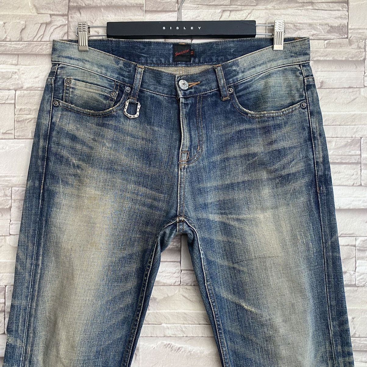 JACKROSE Jack Rose Distressed Denim Jeans 33x33 Size US 33 - 4 Thumbnail