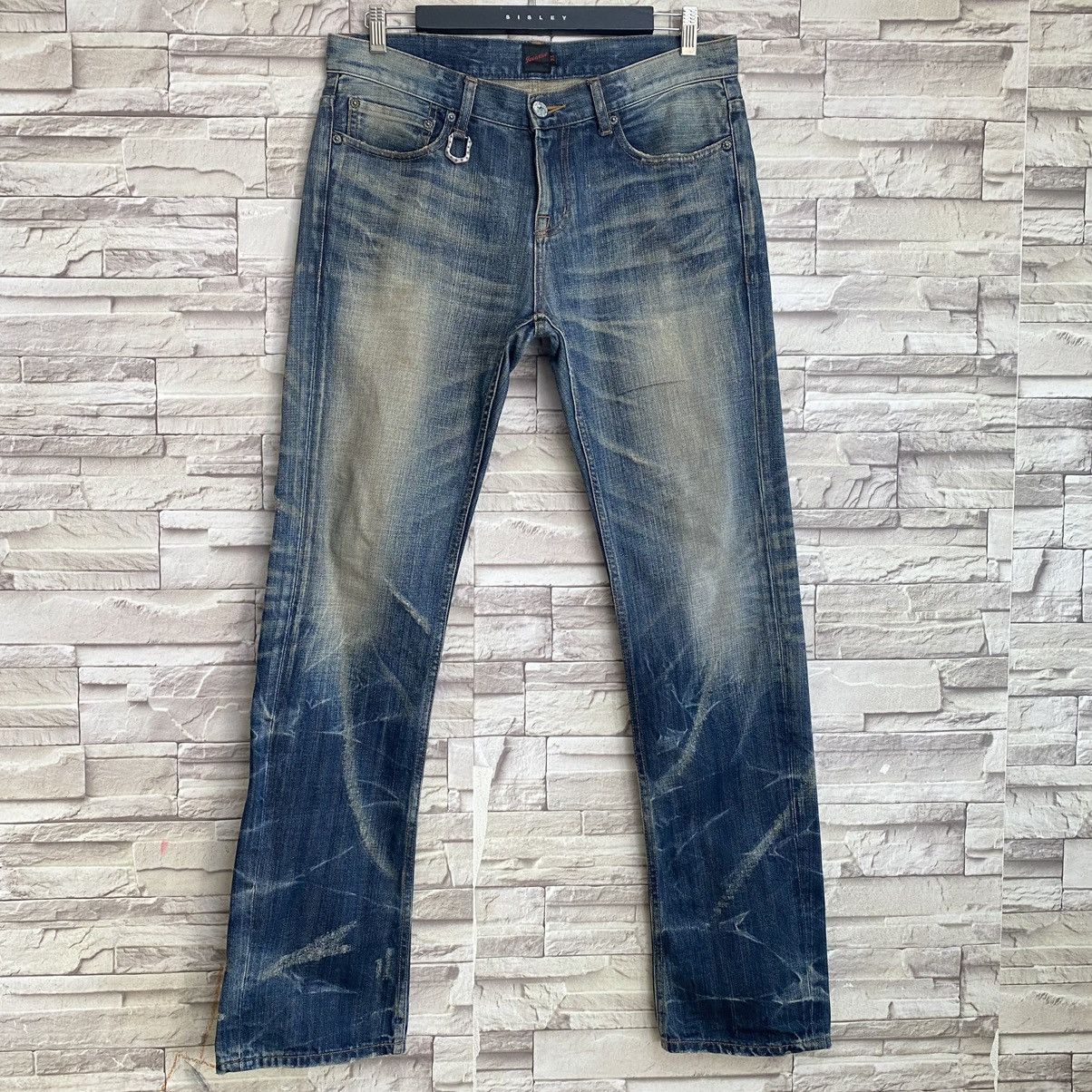 JACKROSE Jack Rose Distressed Denim Jeans 33x33 Size US 33 - 3 Thumbnail