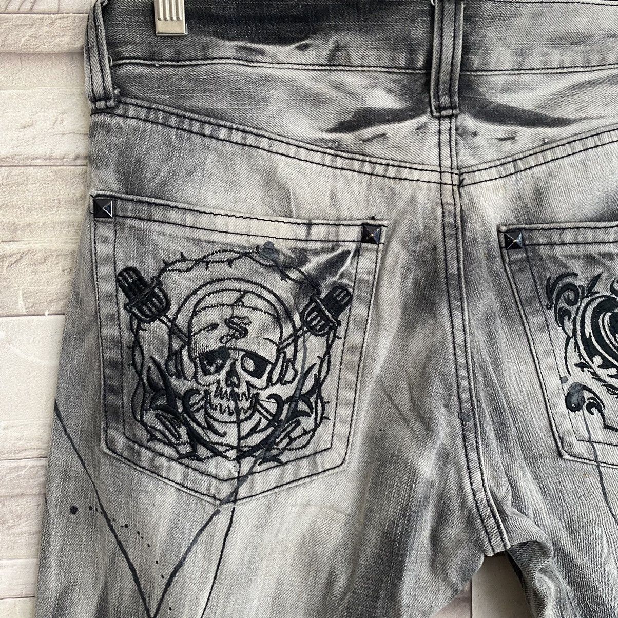 Japanese Brand Japanese Sorridere Denim Flare Embroidery Jeans Size US 30 / EU 46 - 15 Thumbnail