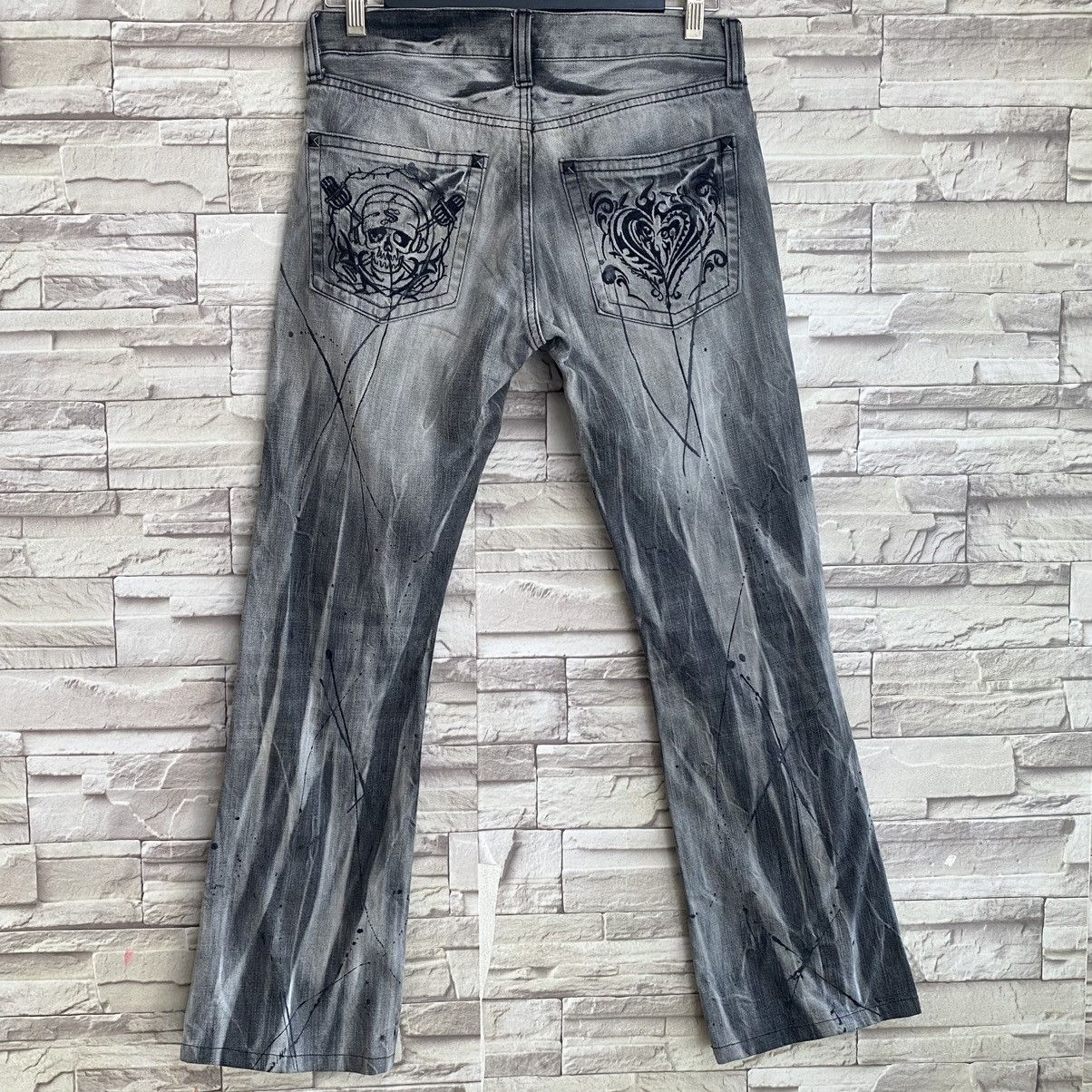 Japanese Brand Japanese Sorridere Denim Flare Embroidery Jeans Size US 30 / EU 46 - 10 Thumbnail