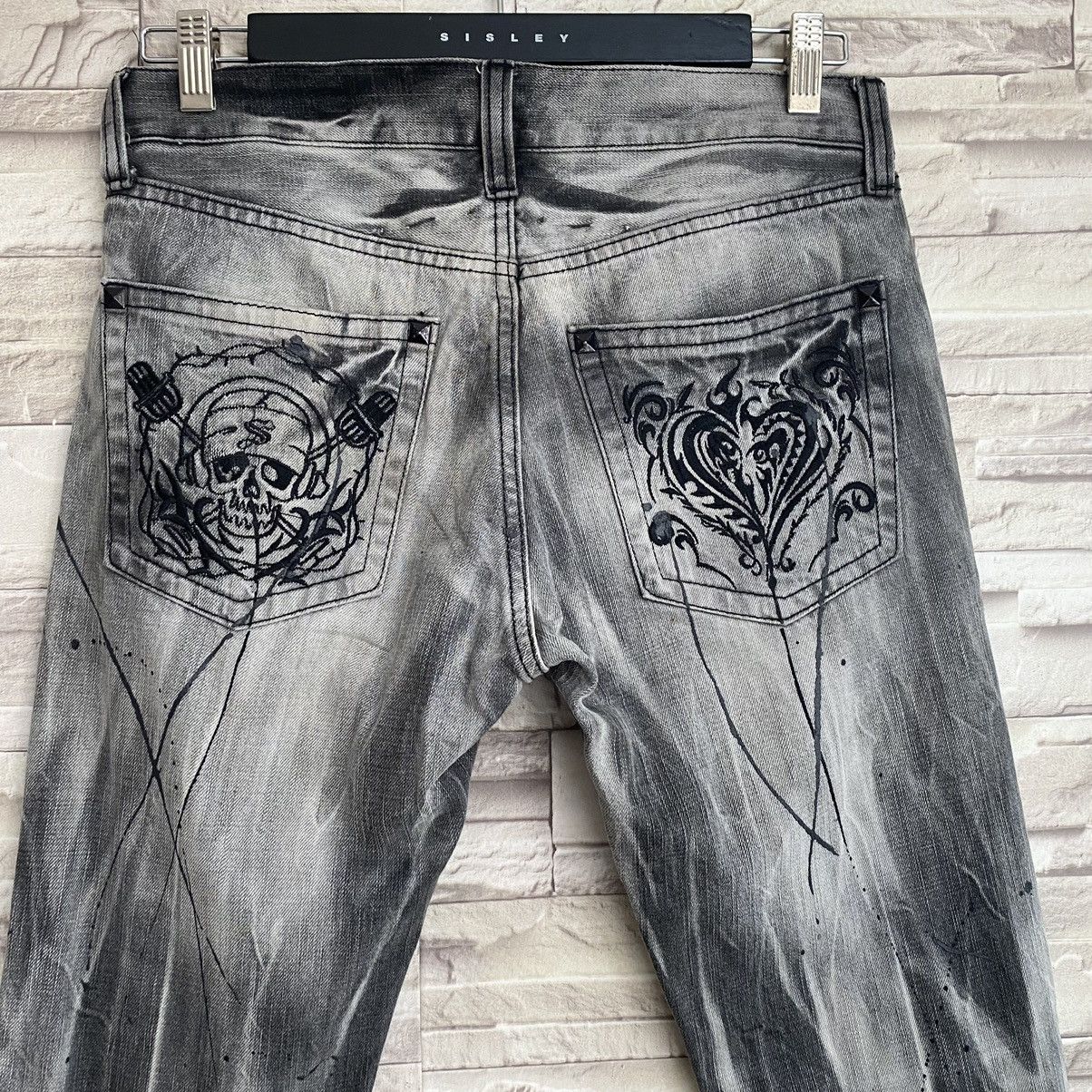 Japanese Brand Japanese Sorridere Denim Flare Embroidery Jeans Size US 30 / EU 46 - 11 Thumbnail