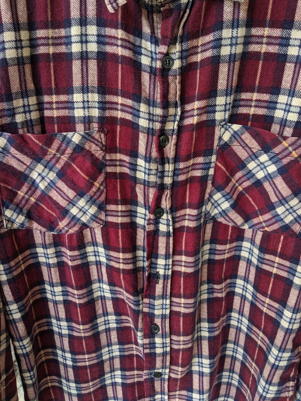 Vintage Vintage Flannel Checkered Button Up Casual Shirt Size US S / EU 44-46 / 1 - 3 Thumbnail