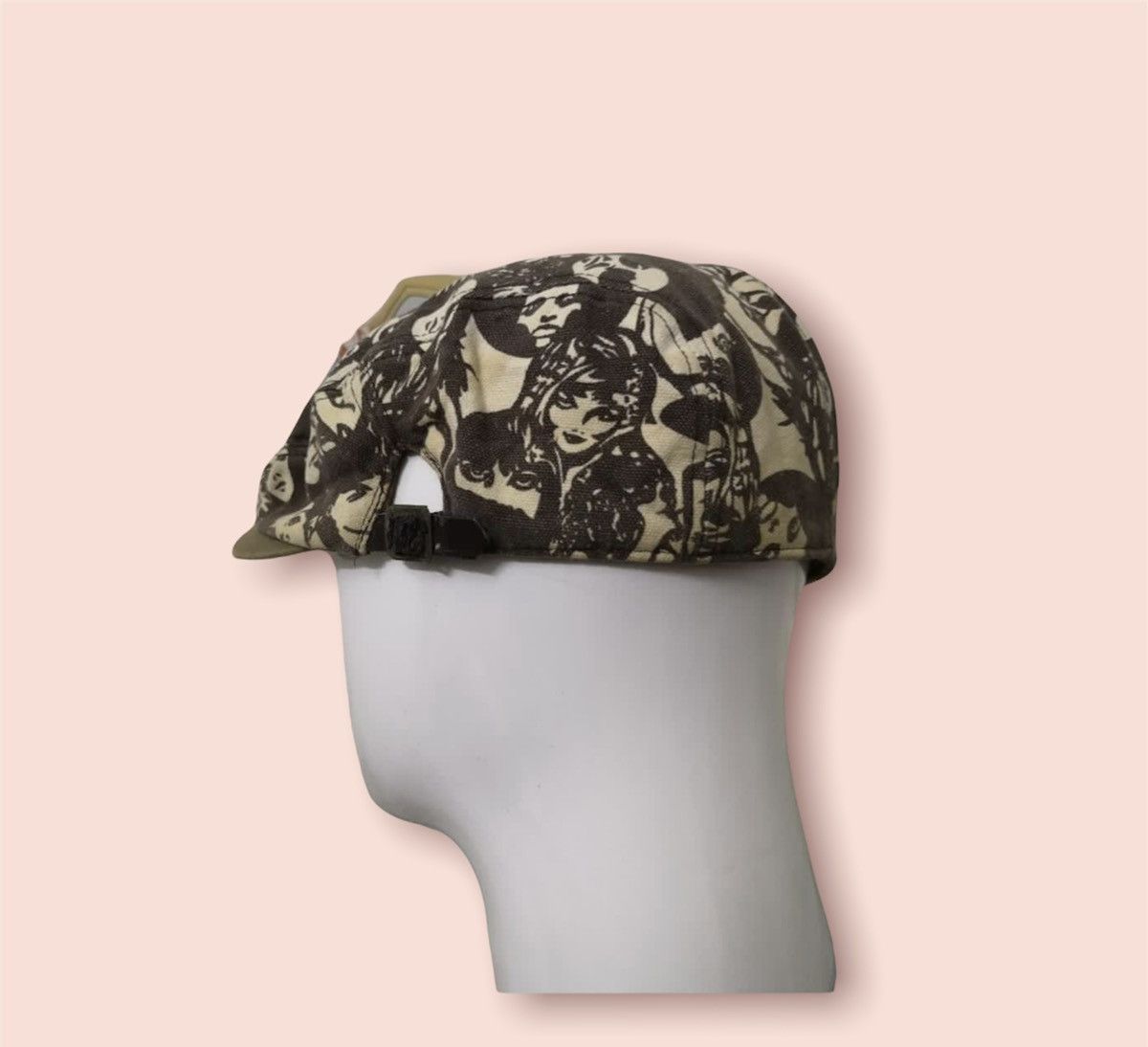 Japanese Brand VINTAGE PSYCHEDELIC POTRAITS COLLAGE PRINTED BARETTA Size ONE SIZE - 4 Thumbnail