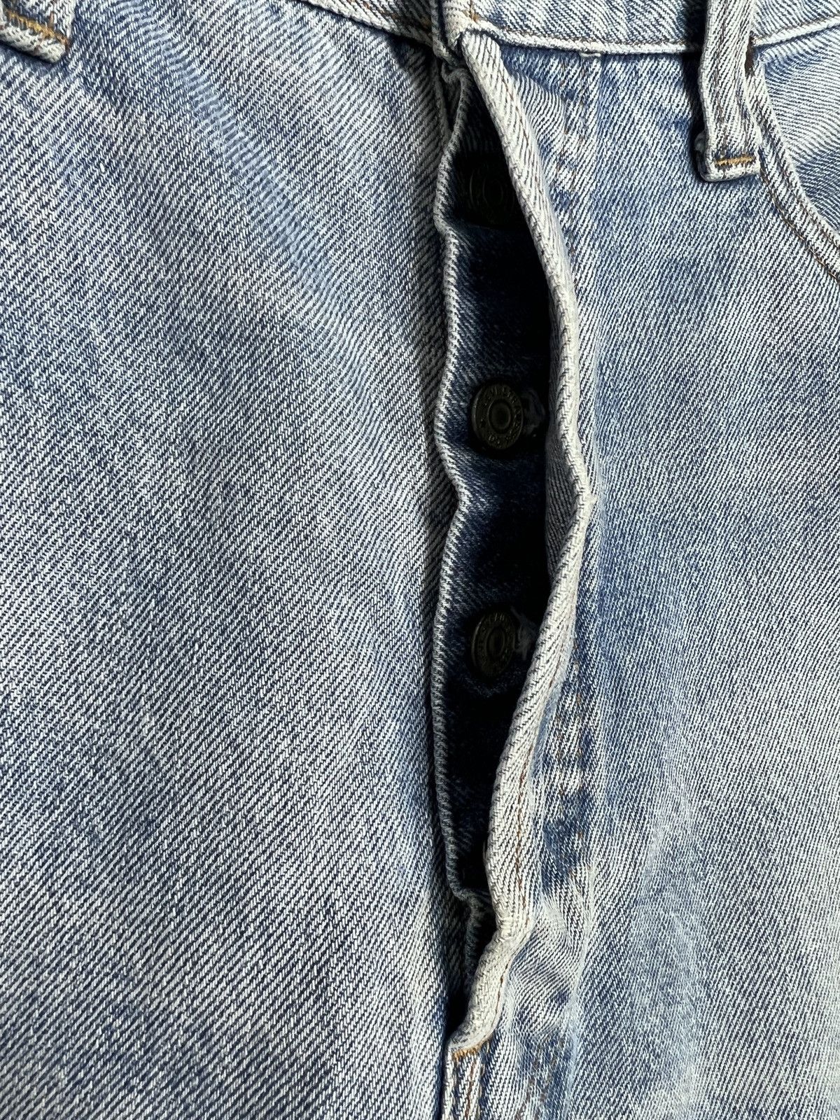 Levi's 1980s Levi's 501 Distressed Redline Selvedge #9 Rivet Denim Size US 31 - 9 Thumbnail