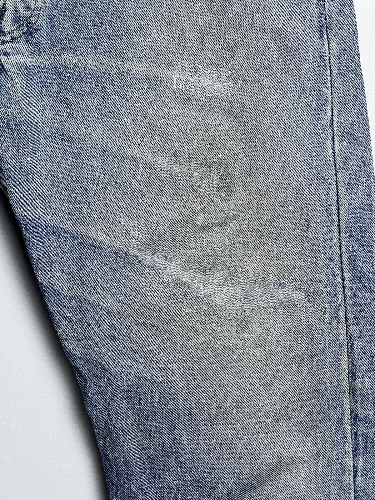 Levi's 1980s Levi's 501 Distressed Redline Selvedge #9 Rivet Denim Size US 31 - 3 Thumbnail