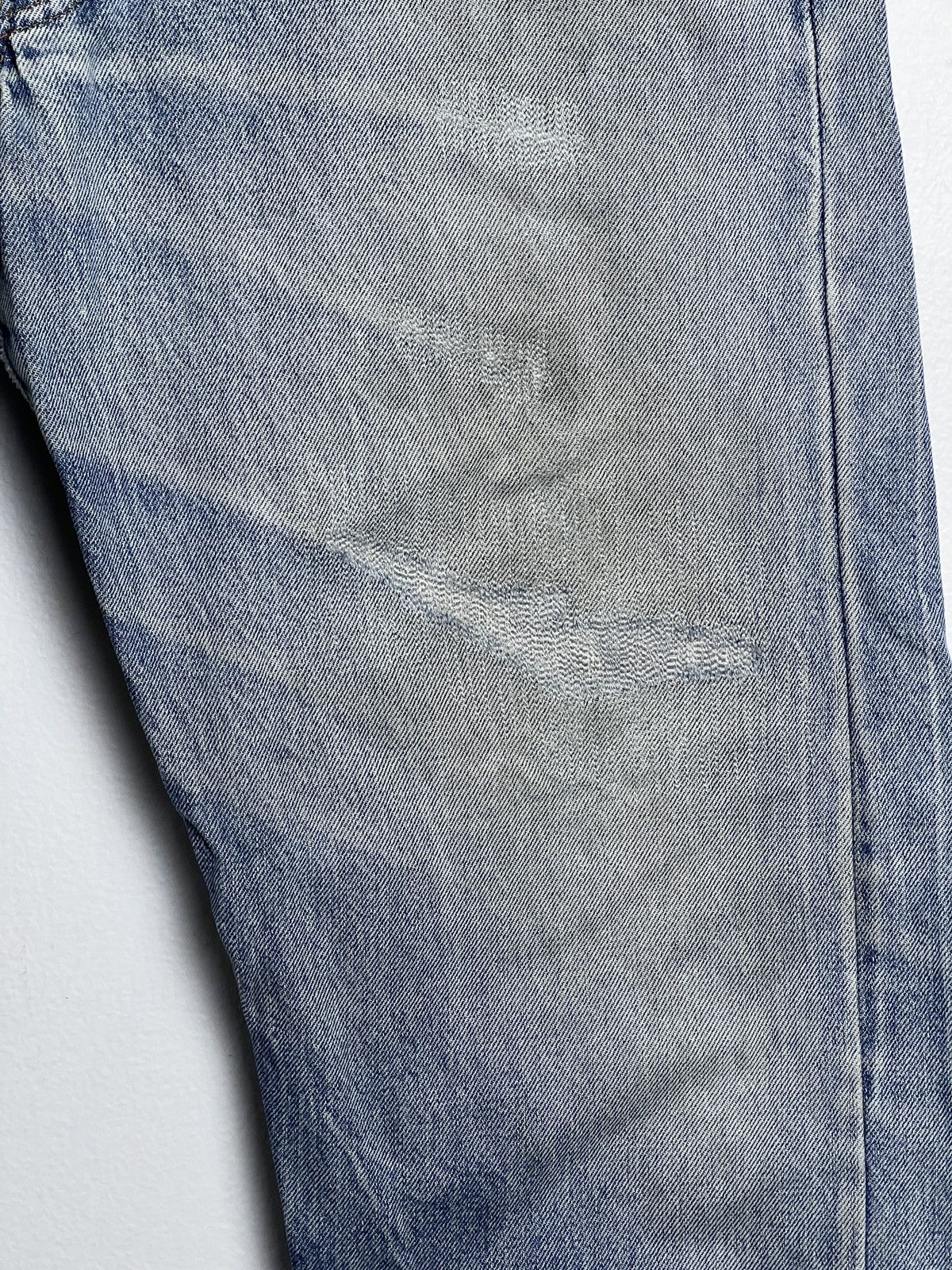 Levi's 1980s Levi's 501 Distressed Redline Selvedge #9 Rivet Denim Size US 31 - 5 Thumbnail