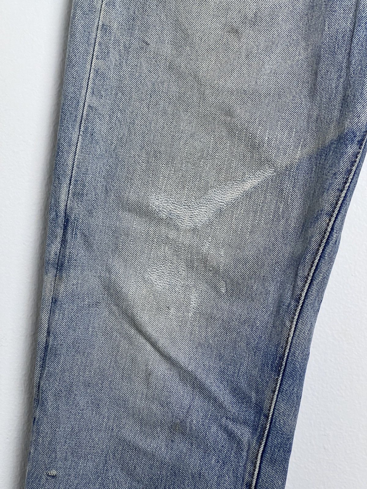 Levi's 1980s Levi's 501 Distressed Redline Selvedge #9 Rivet Denim Size US 31 - 4 Thumbnail