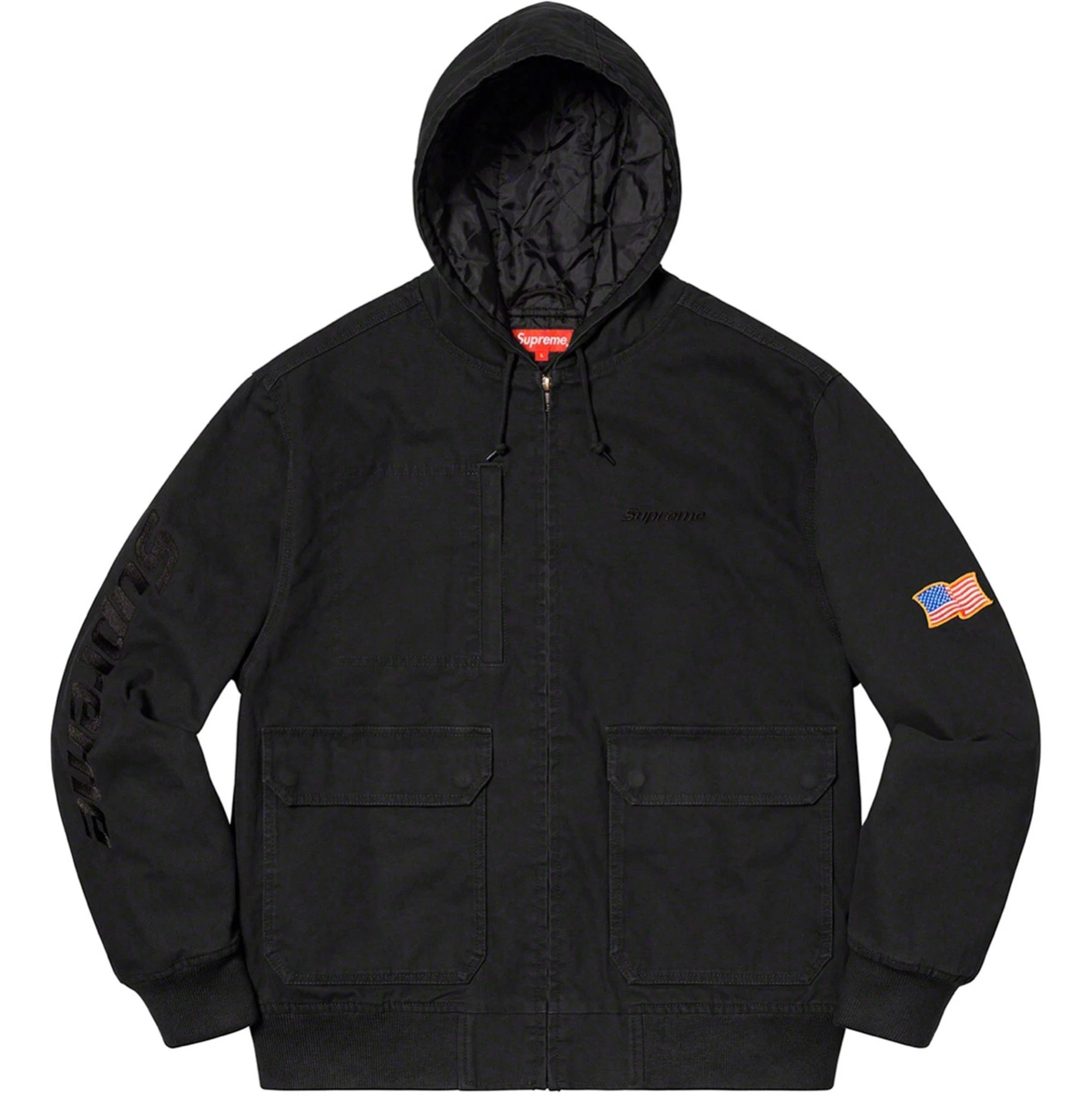 Supreme Supreme Canvas Hooded Work Jacket SS20 Size US S / EU 44-46 / 1 - 2 Thumbnail