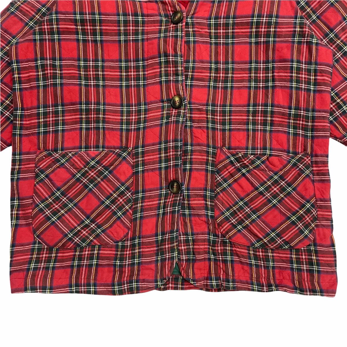 Designer × Japanese Brand 💥80s MITSUMINE JAPAN TARTAN BUTTON JACKET Size US L / EU 52-54 / 3 - 4 Thumbnail