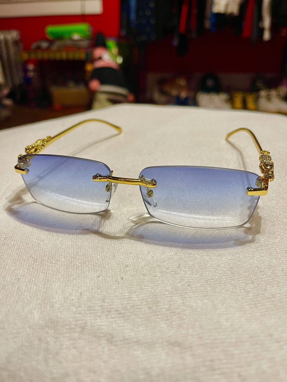 Pop Smoke Jumping Panther Carti’s Designer Glasses Frames