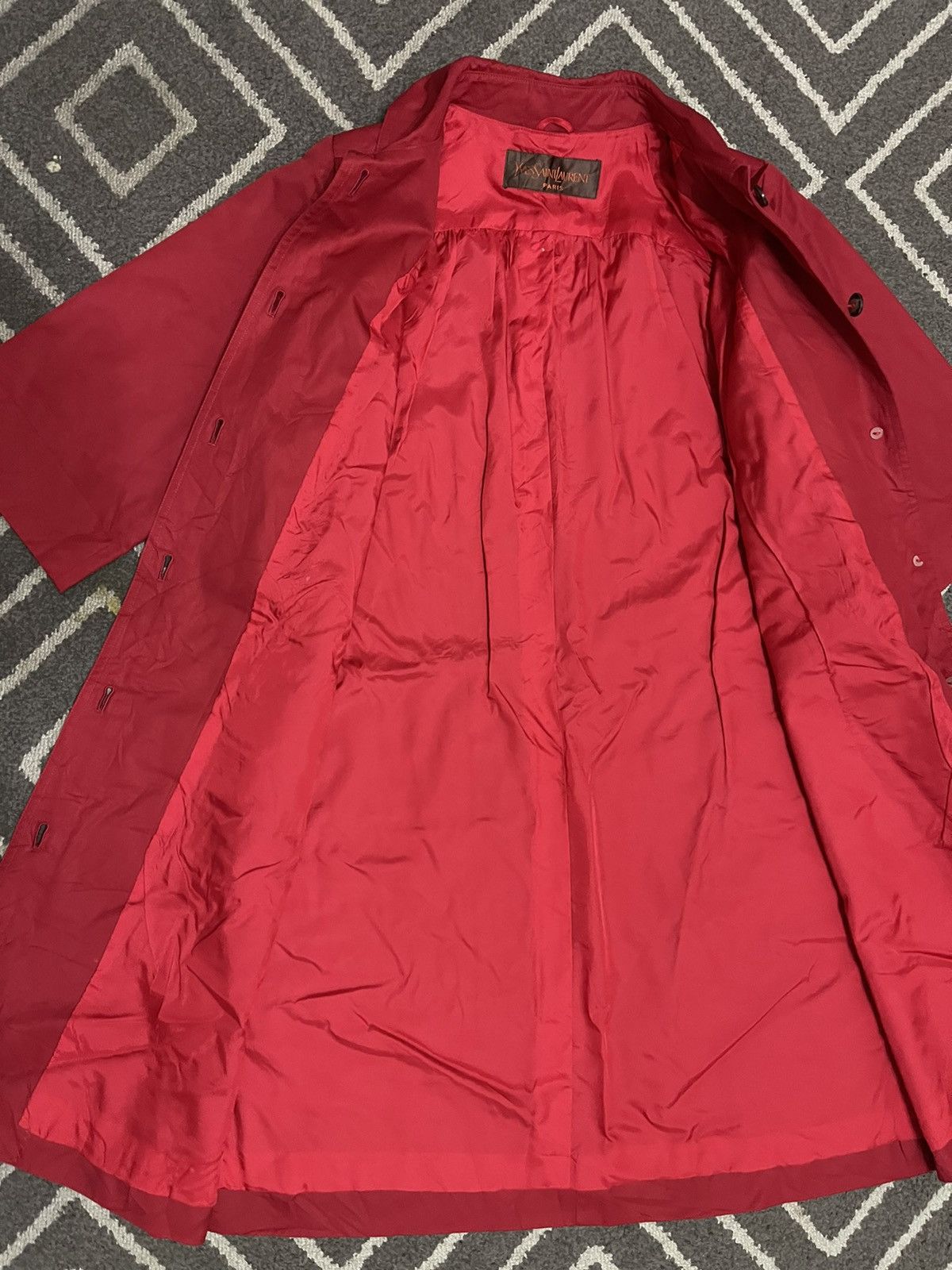 Yves Saint Laurent YvesSaintLaurent Red Parka Size M / US 6-8 / IT 42-44 - 4 Thumbnail