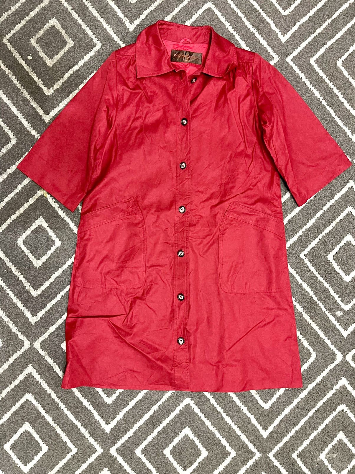 Yves Saint Laurent YvesSaintLaurent Red Parka Size M / US 6-8 / IT 42-44 - 1 Thumbnail