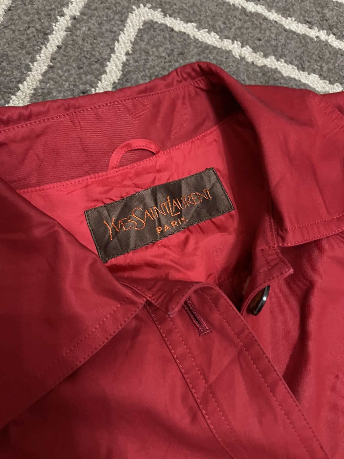 Yves Saint Laurent YvesSaintLaurent Red Parka Size M / US 6-8 / IT 42-44 - 2 Thumbnail