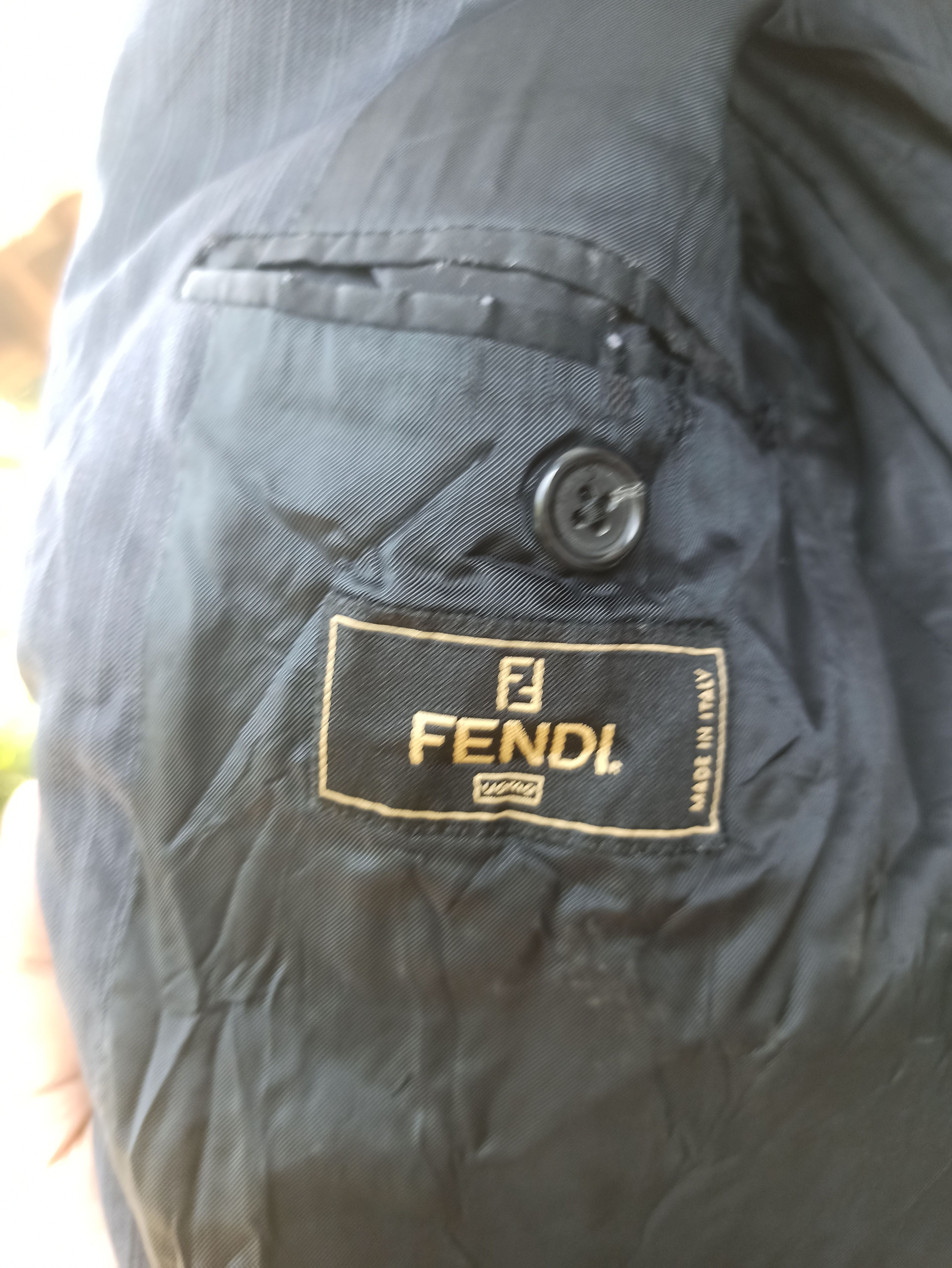 Fendi × Vintage Vintage 90' Fendi Blazers Size 40S - 9 Thumbnail