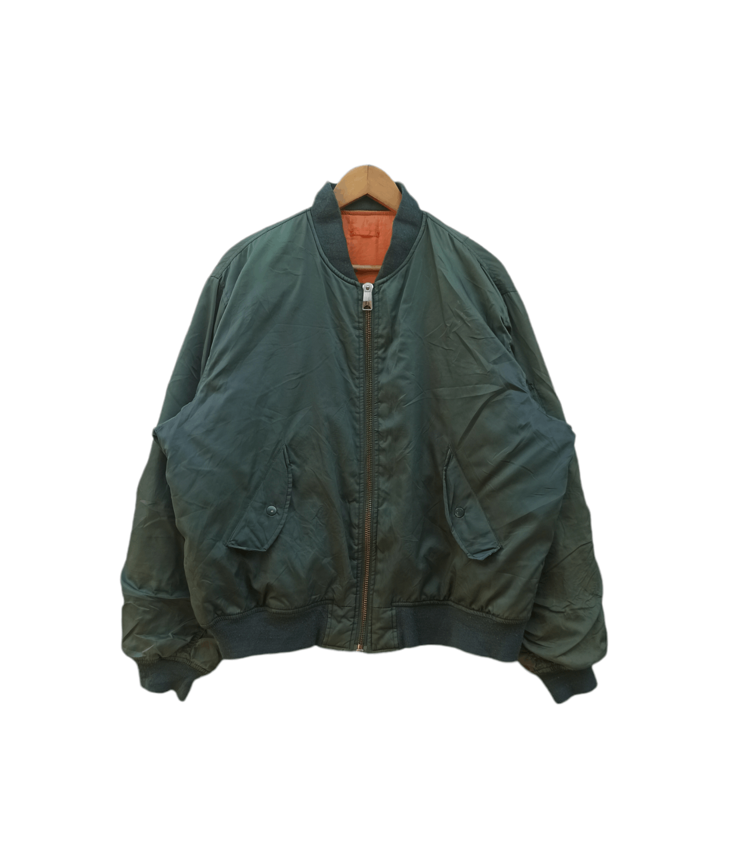 Bomber Jacket MA1 Army Reversible Orange