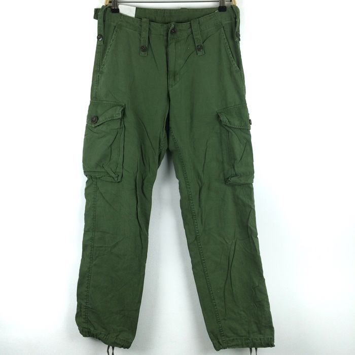 Military x126 back number cargo tactical drawstring hem army pants ...